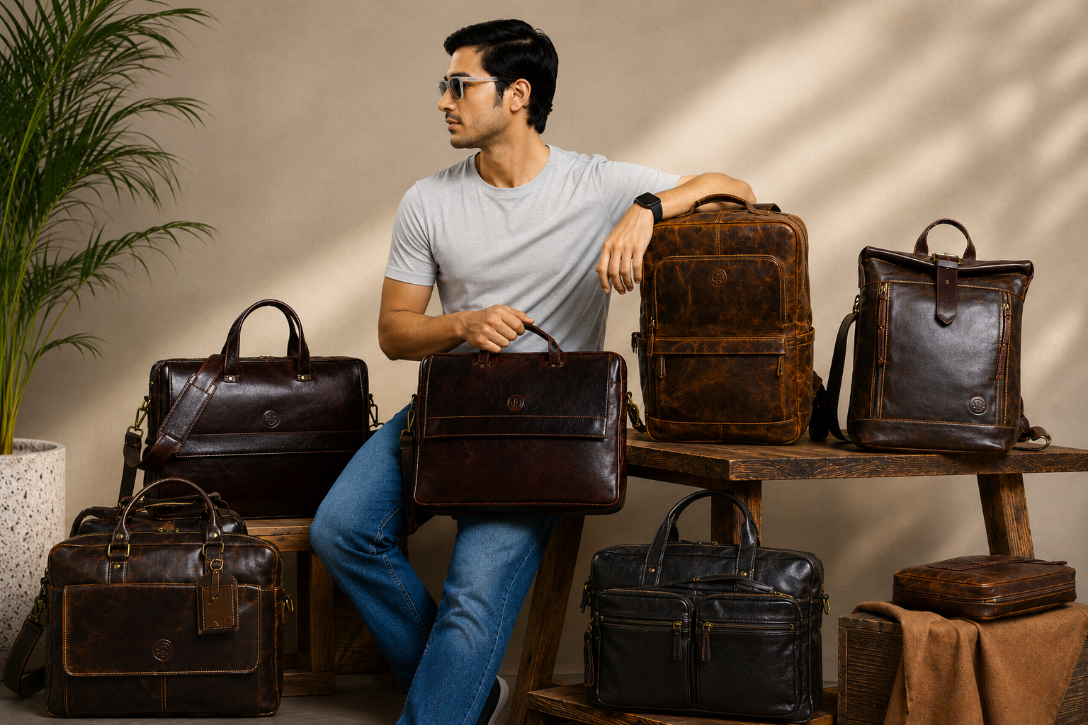 Full Grain Leather Laptop Bag for Men: Built to Work, Made to Last