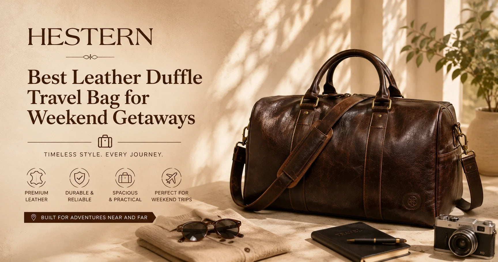 Best Leather Duffle Travel Bag for Weekend Getaways