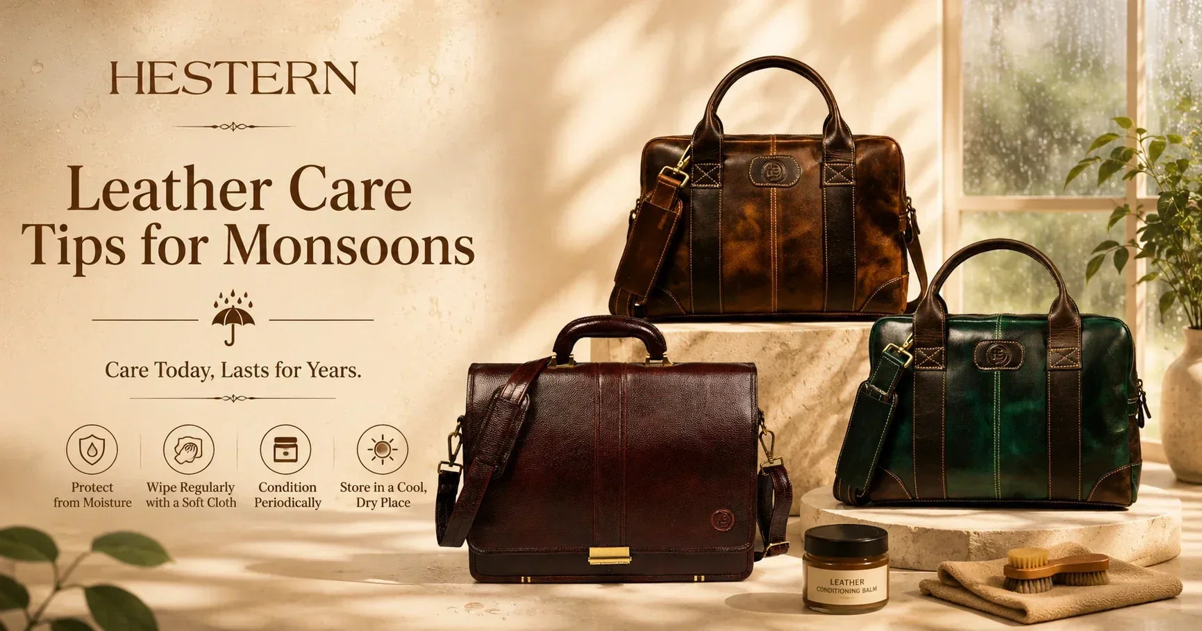 How to Take Care of Leather Bags During Monsoon : Complete Guide