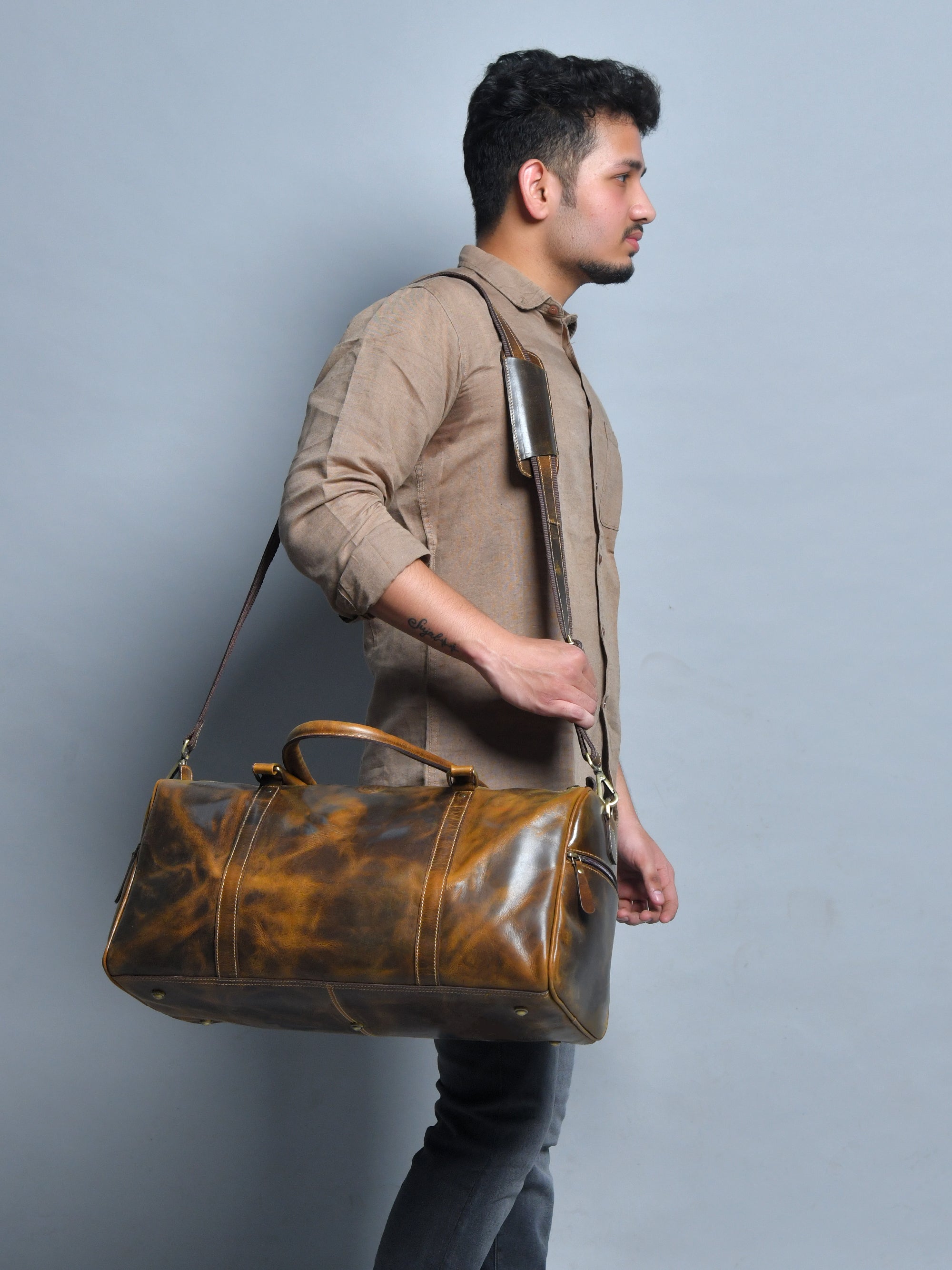 Leather Duffle Bags