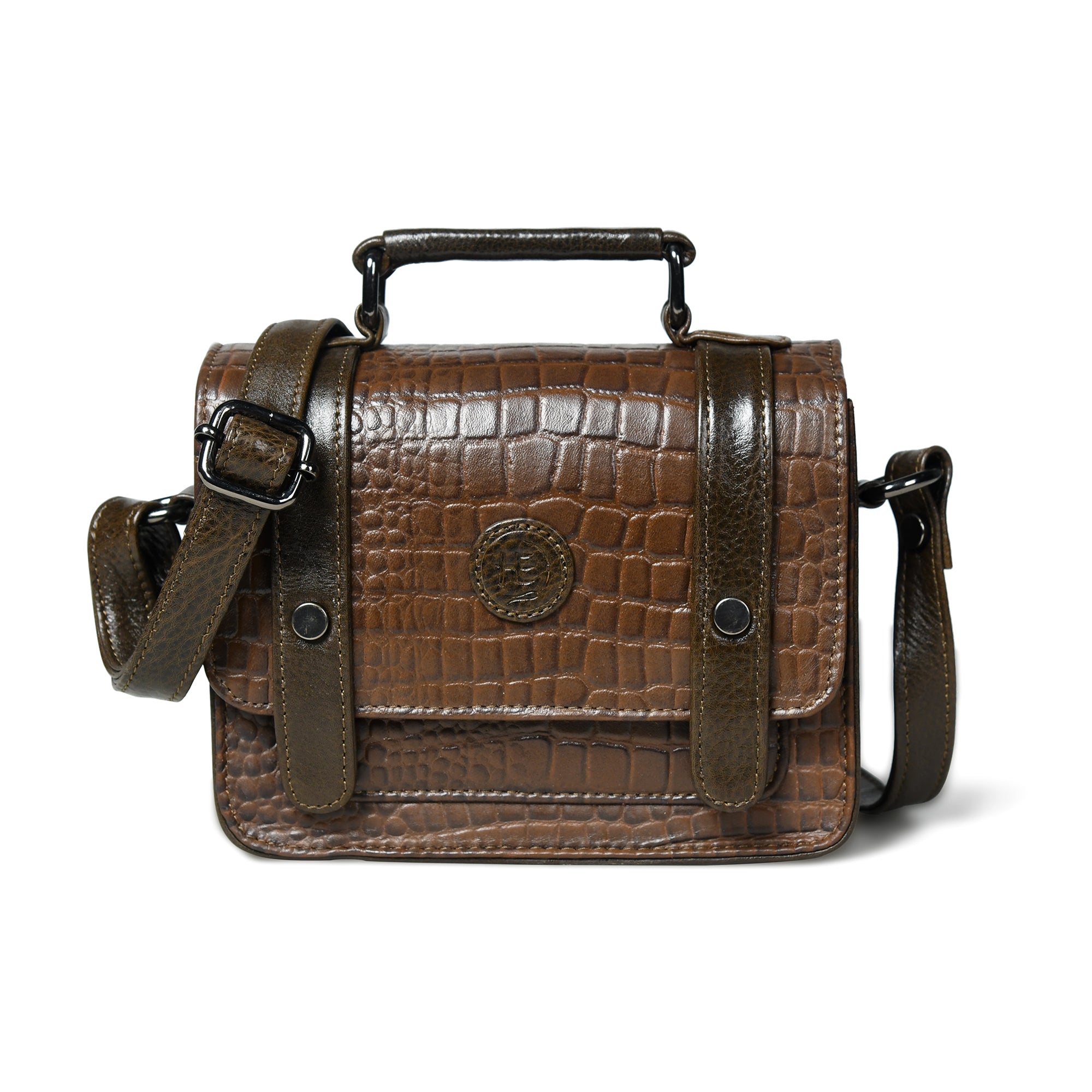 Urban Voyager Leather Belt Bag - Brown Colour