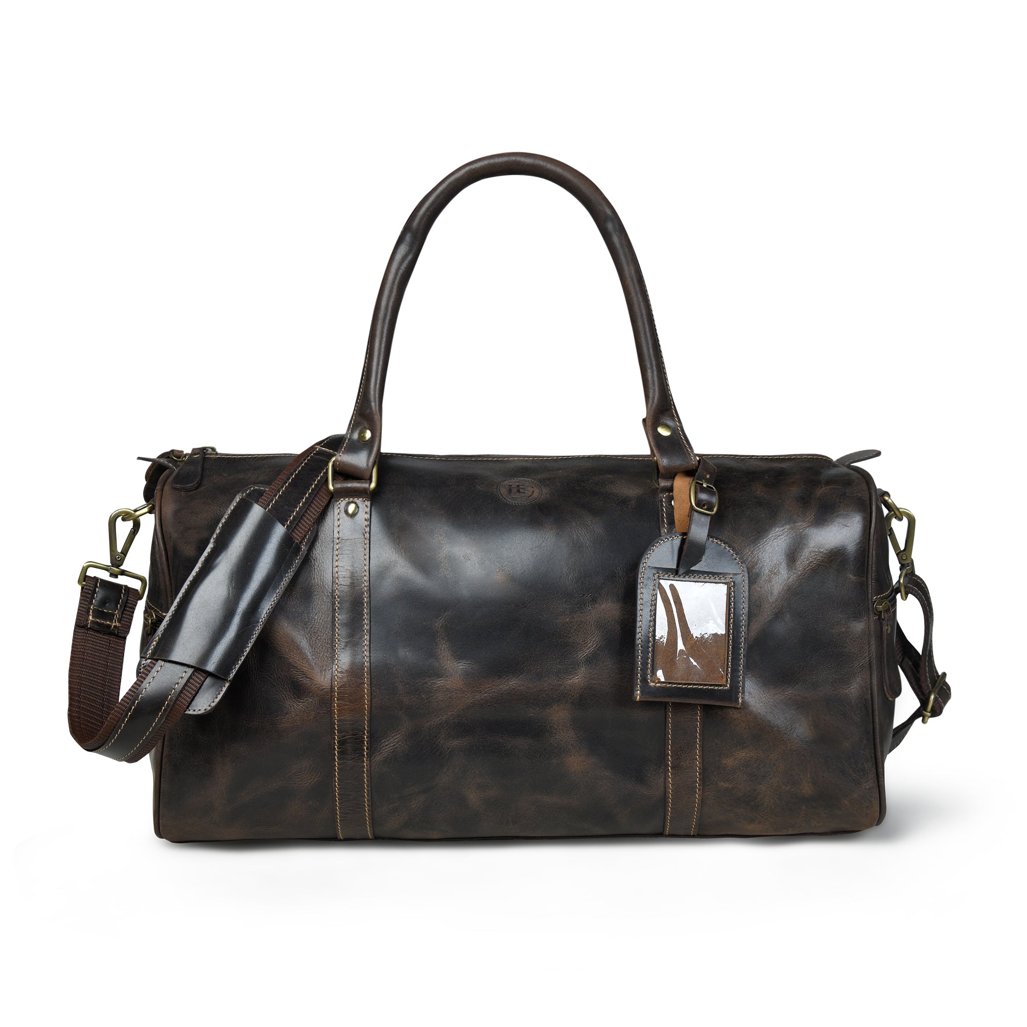 The Voyager Premium Leather Duffel Bag