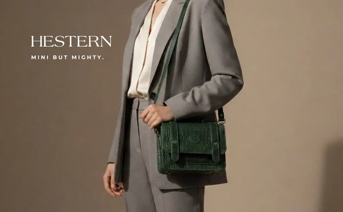 Urban Voyager Leather Belt Bag -Rich Green