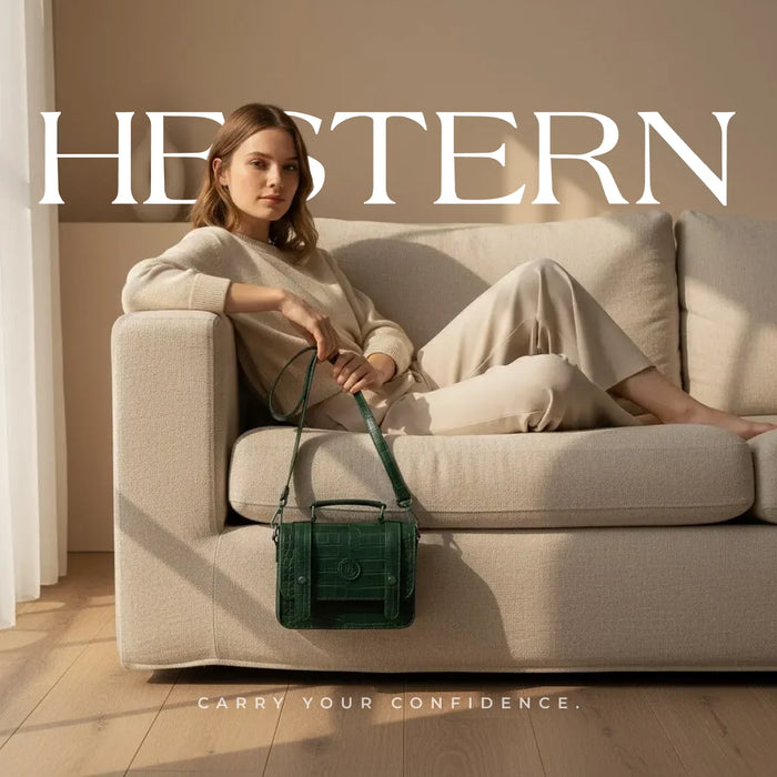 Urban Voyager Leather Belt Bag -Rich Green