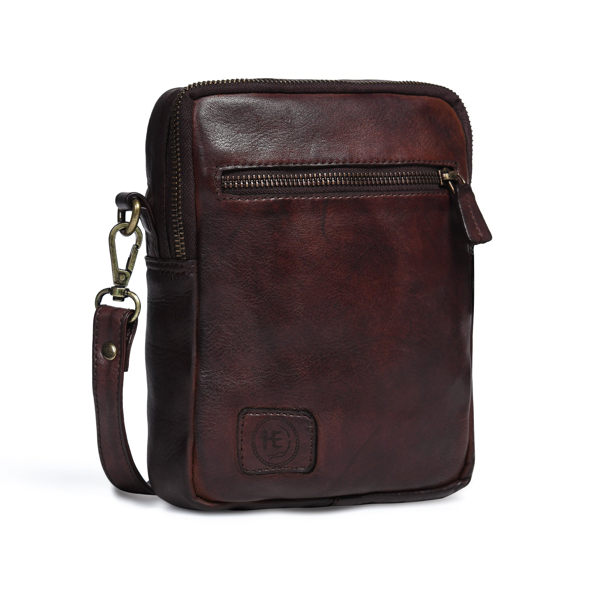 OxBlood Trail Leather Sling Bag – Brown Colour