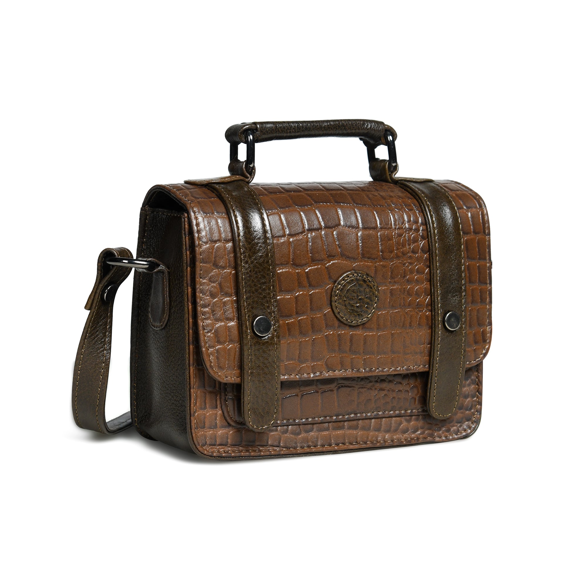 Urban Voyager Leather Belt Bag - Brown Colour