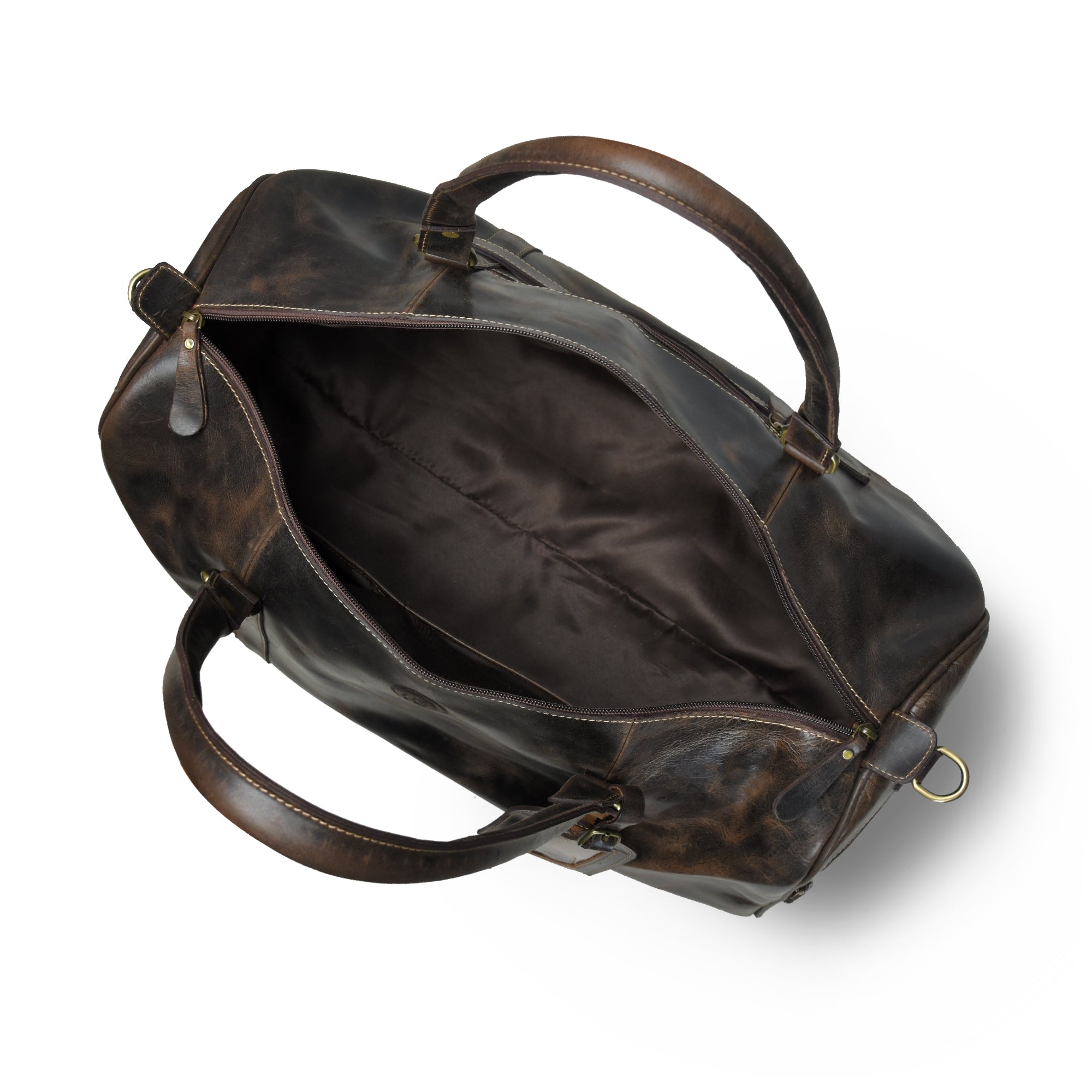 The Voyager Premium Leather Duffel Bag
