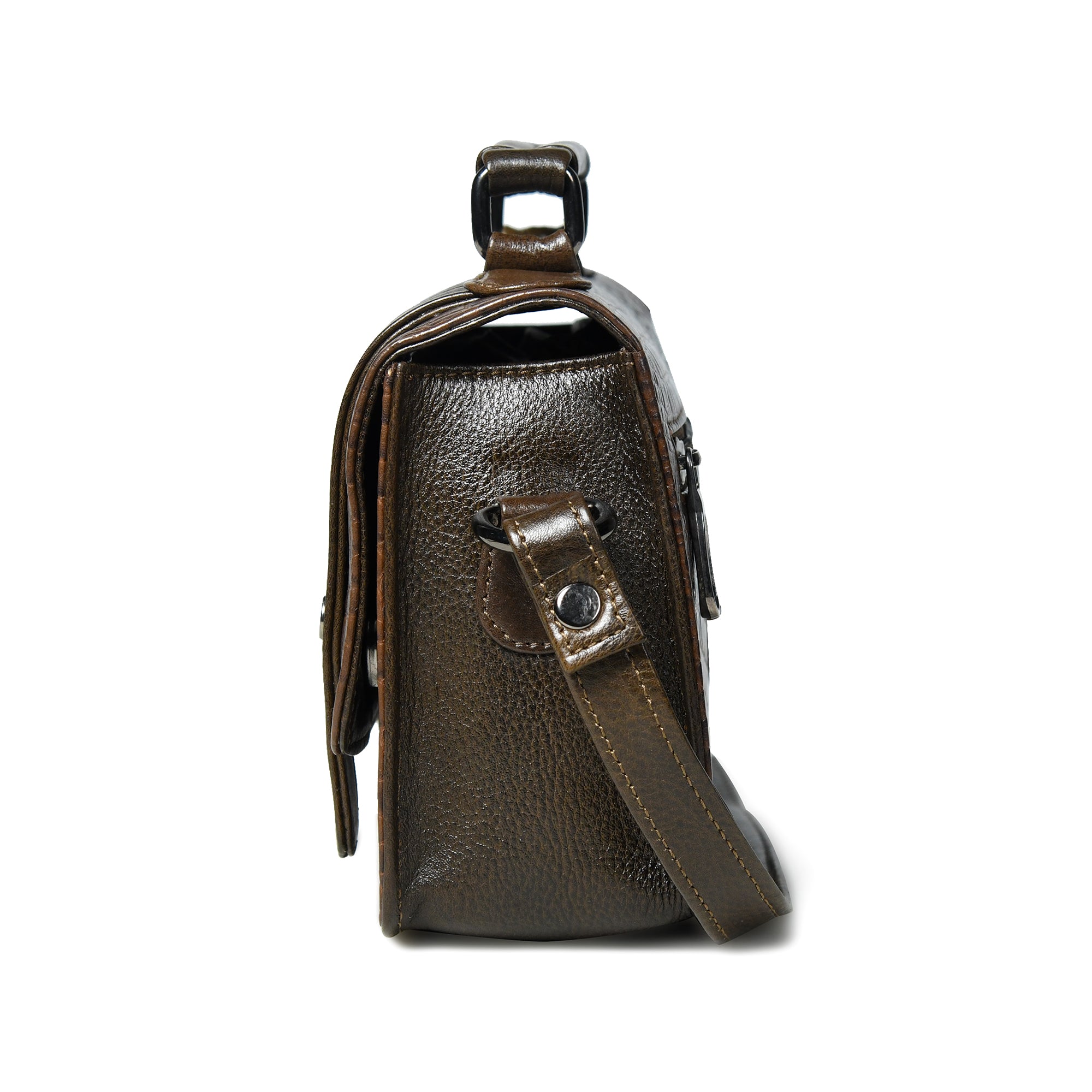 Urban Voyager Leather Belt Bag - Brown Colour