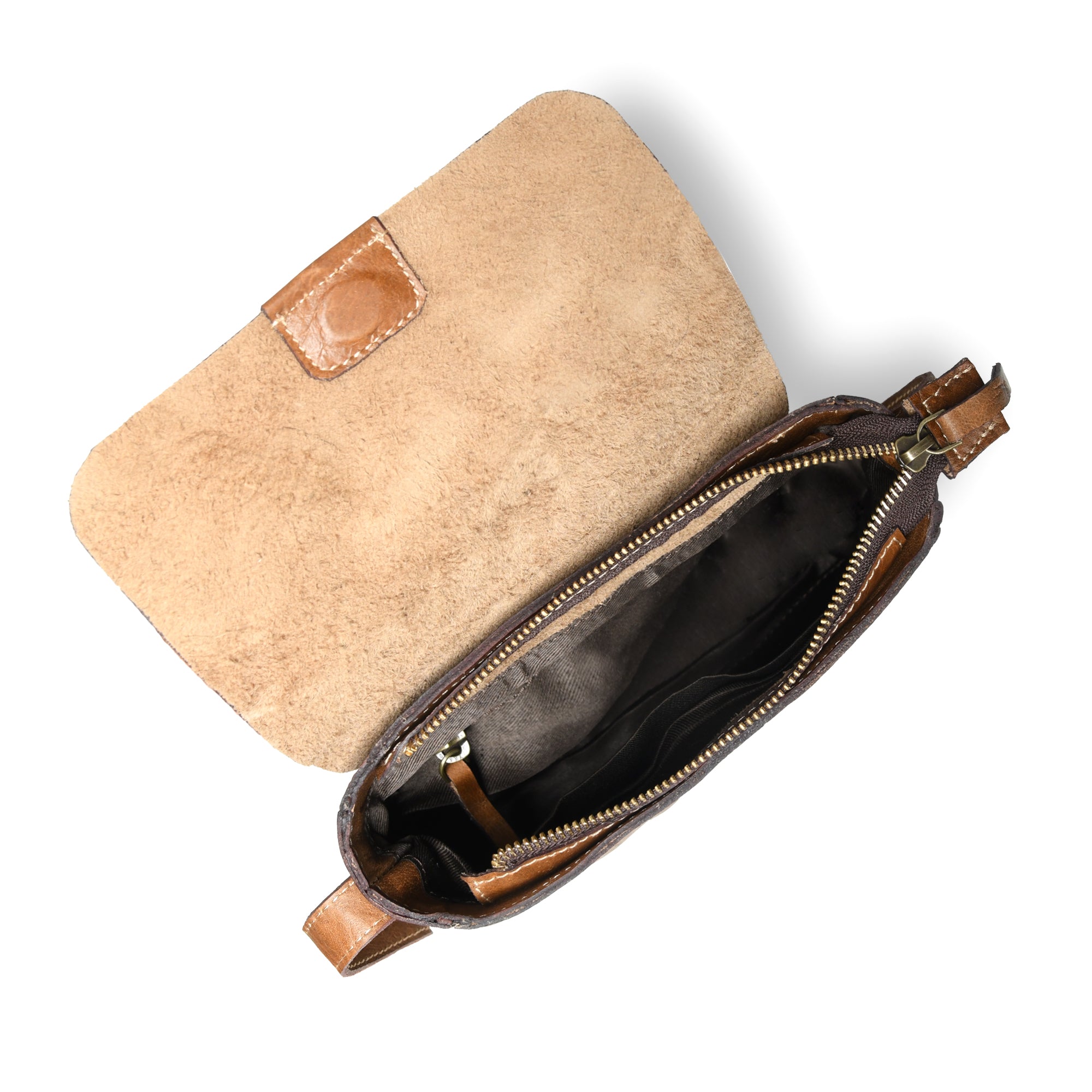 The Heritage Leather Satchel - Tan Colour