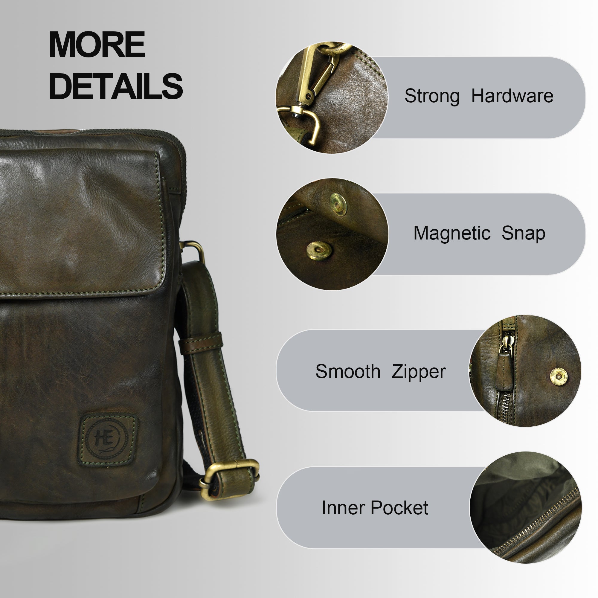 Vintage Explorer Crossbody Bag