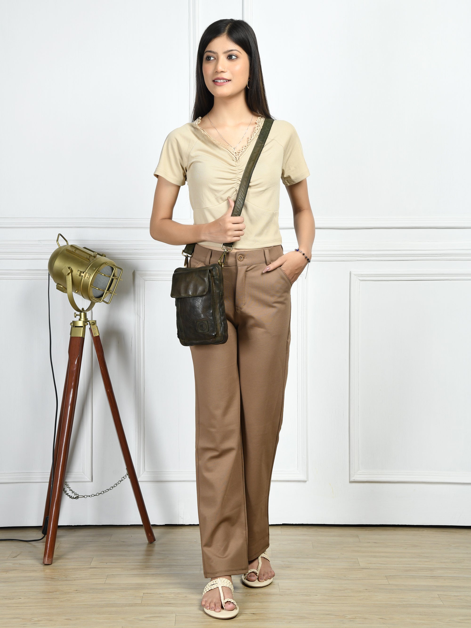 Vintage Explorer Crossbody Bag