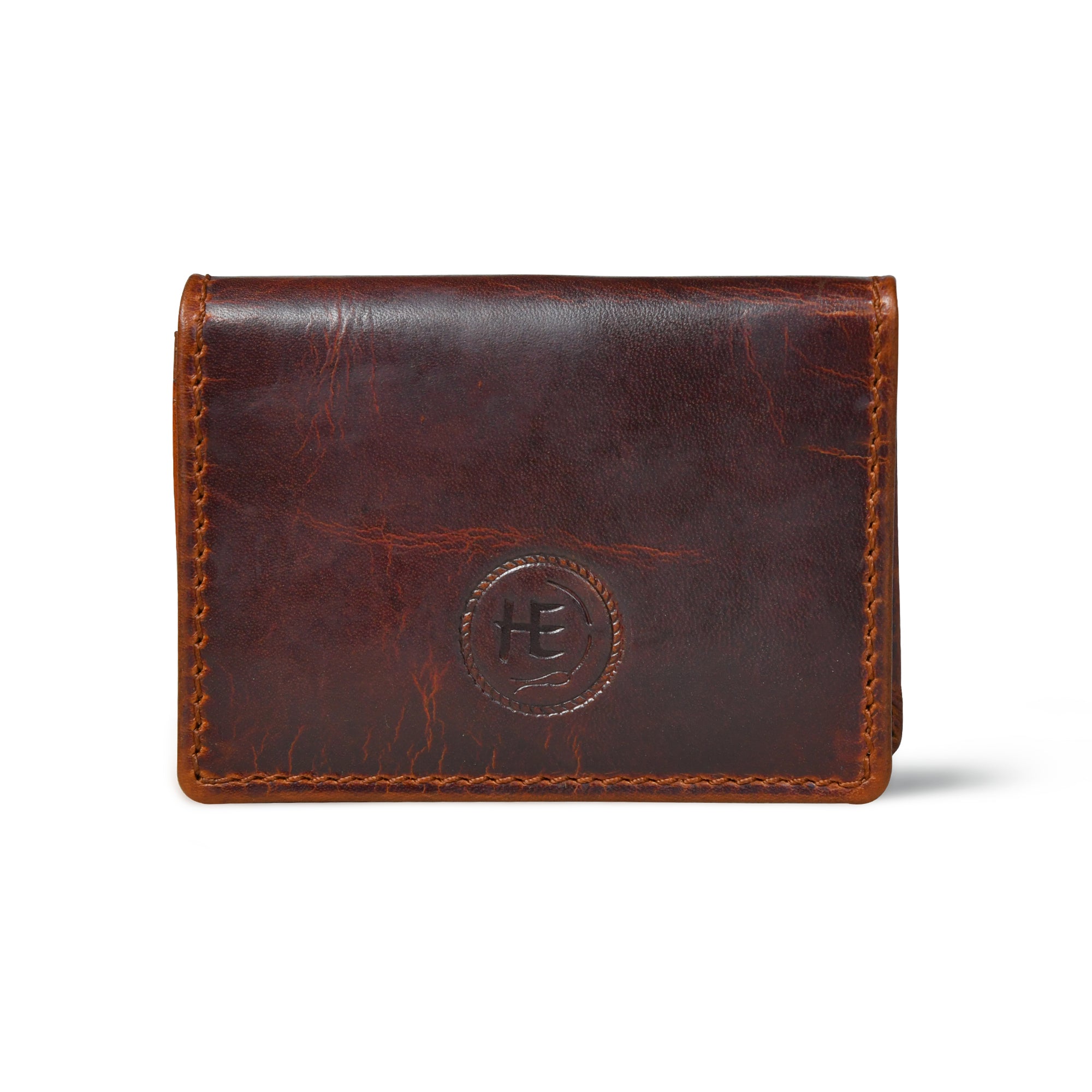 Classic Leather Card Wallet - Tan Colour