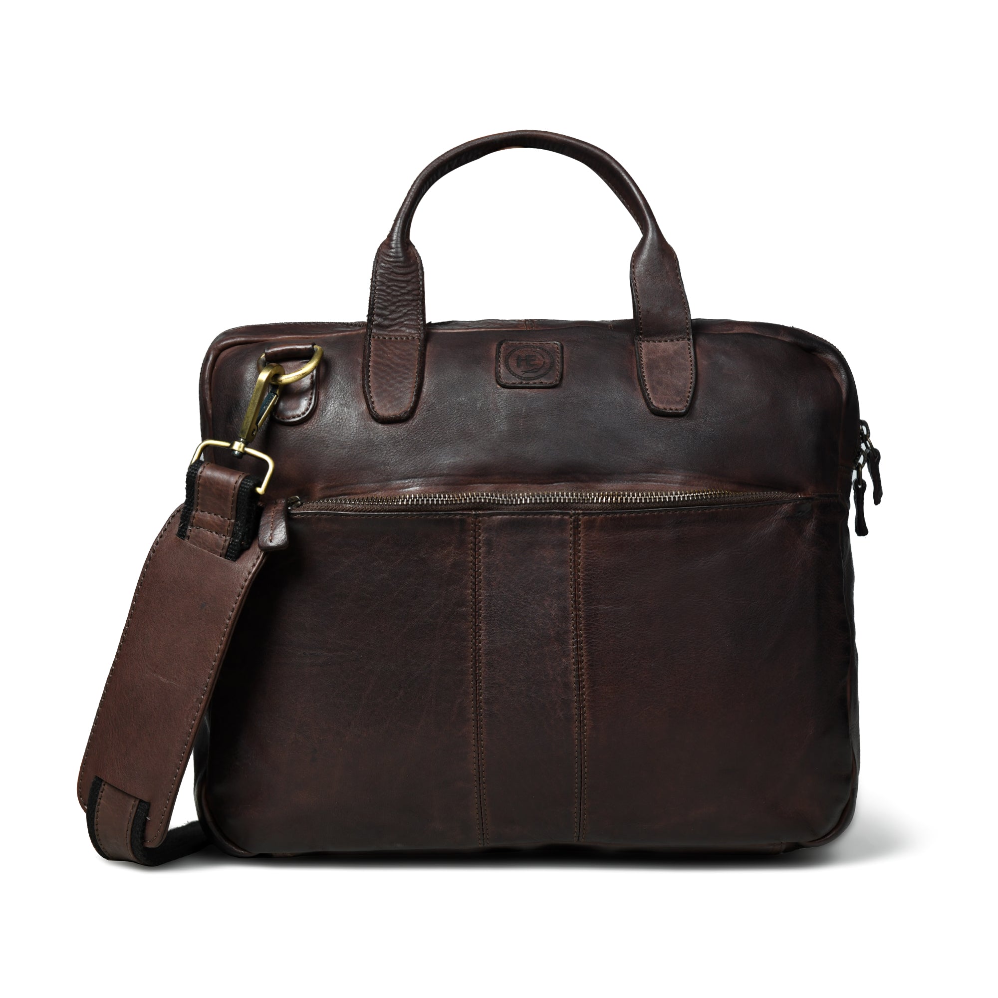Voyager Premium Leather Laptop Bag