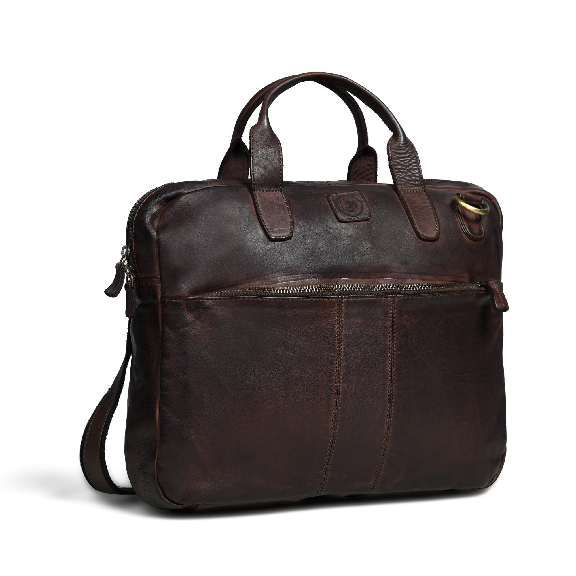 Voyager Premium Leather Laptop Bag