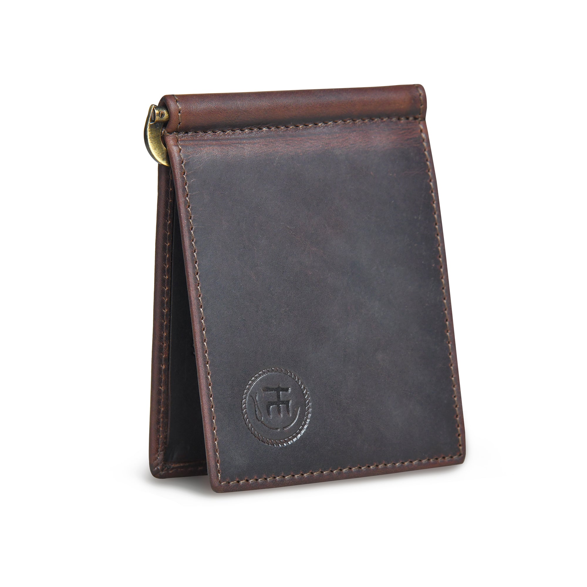 Slim Money Clip Wallet - Tan Colour