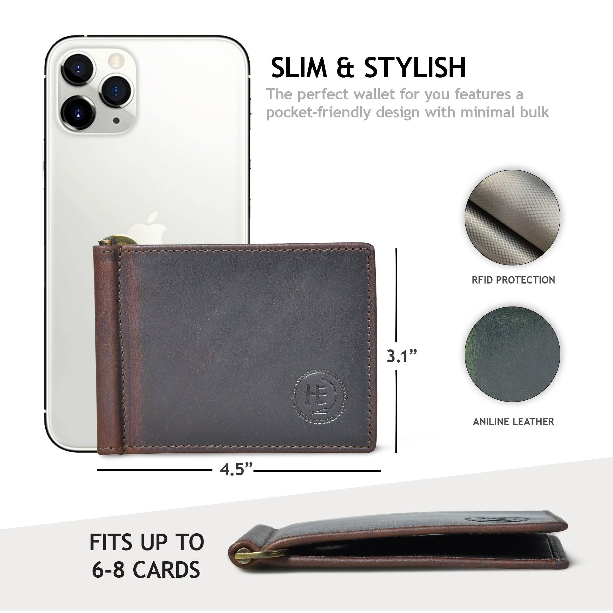 Slim Money Clip Wallet