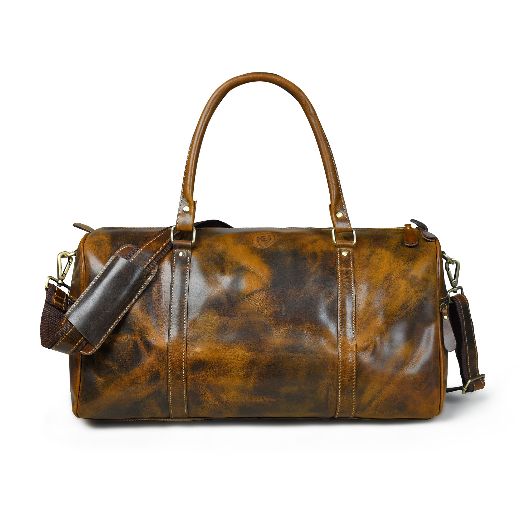 Voyager Vintage Leather Duffel Bag