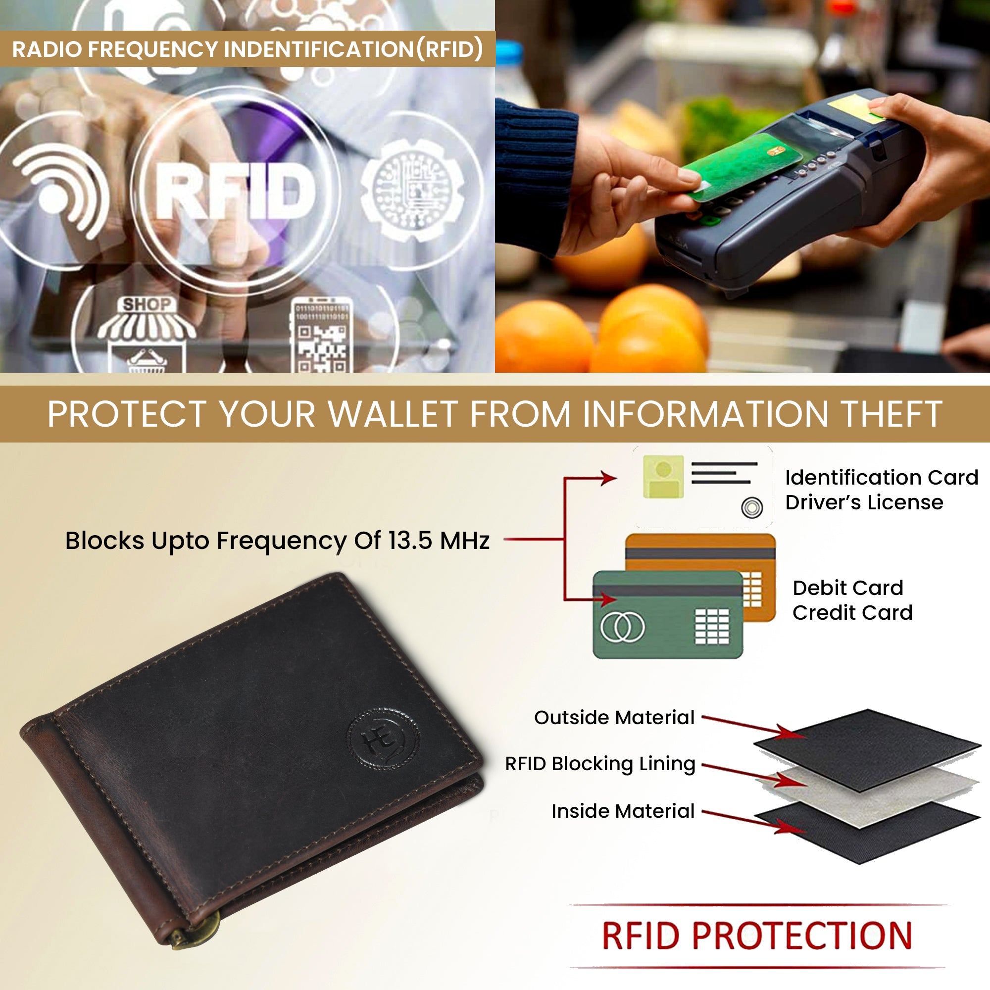 Slim Money Clip Wallet