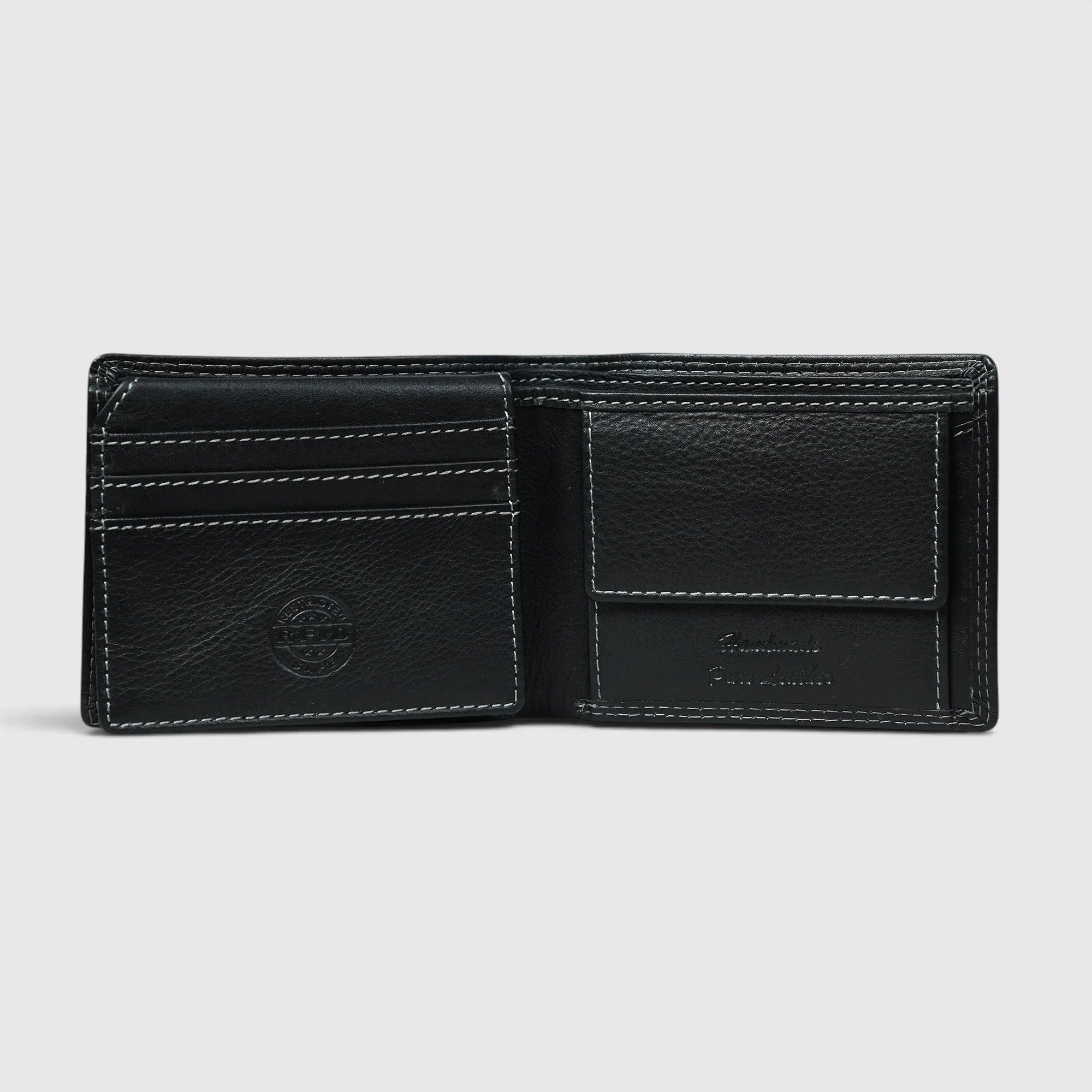 NoirCraft Classic Leather Wallet – Black