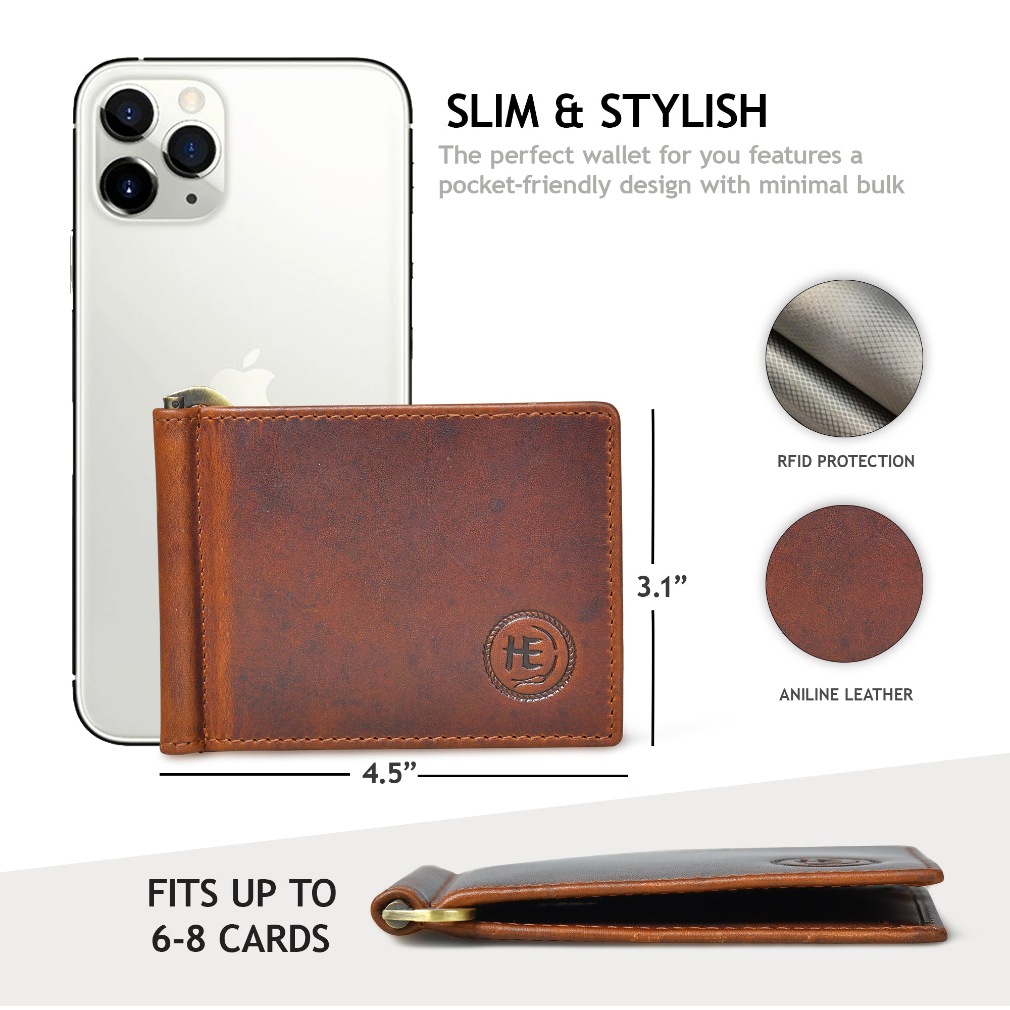 Slim Money Clip Wallet