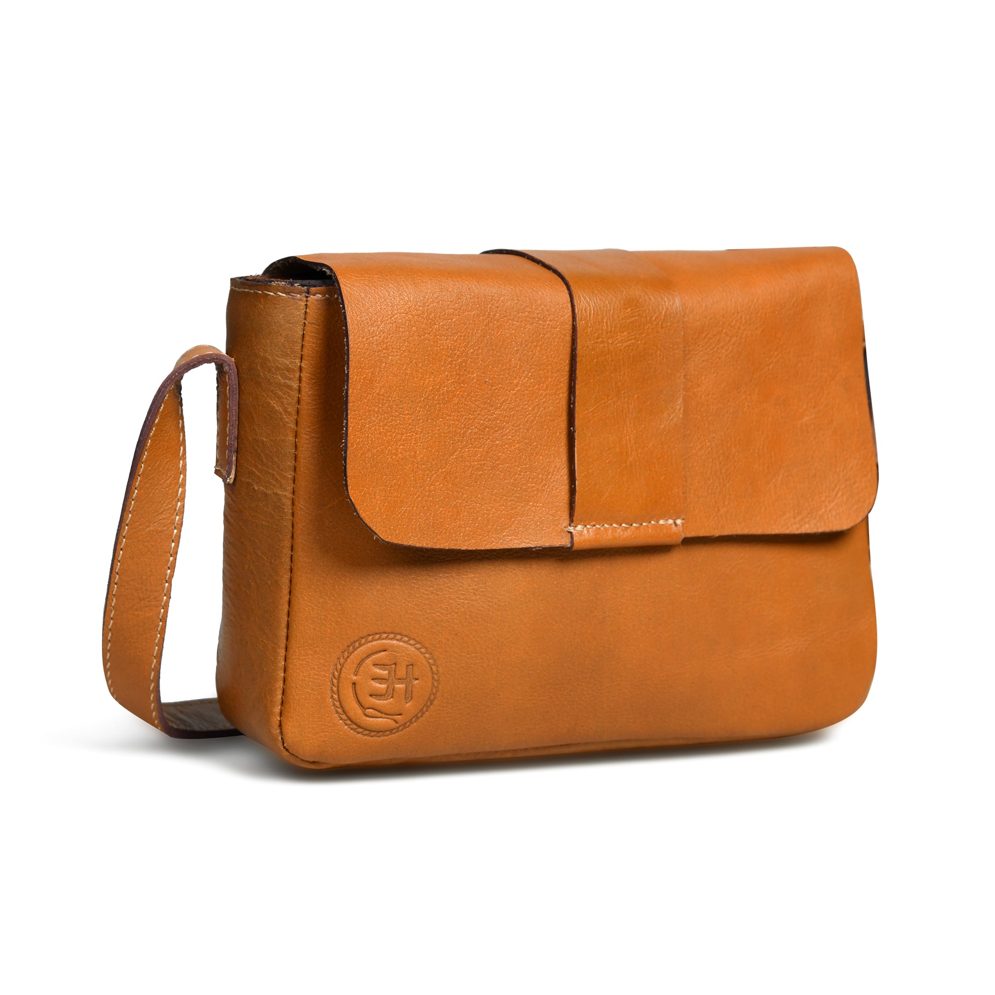 The Heritage Leather Satchel - Brown Colour