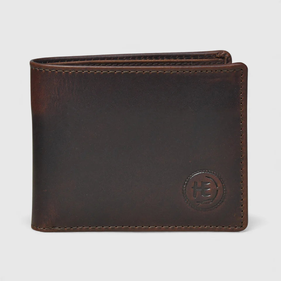 🎁 Vintage Leather RFID Wallet - Expresso brown