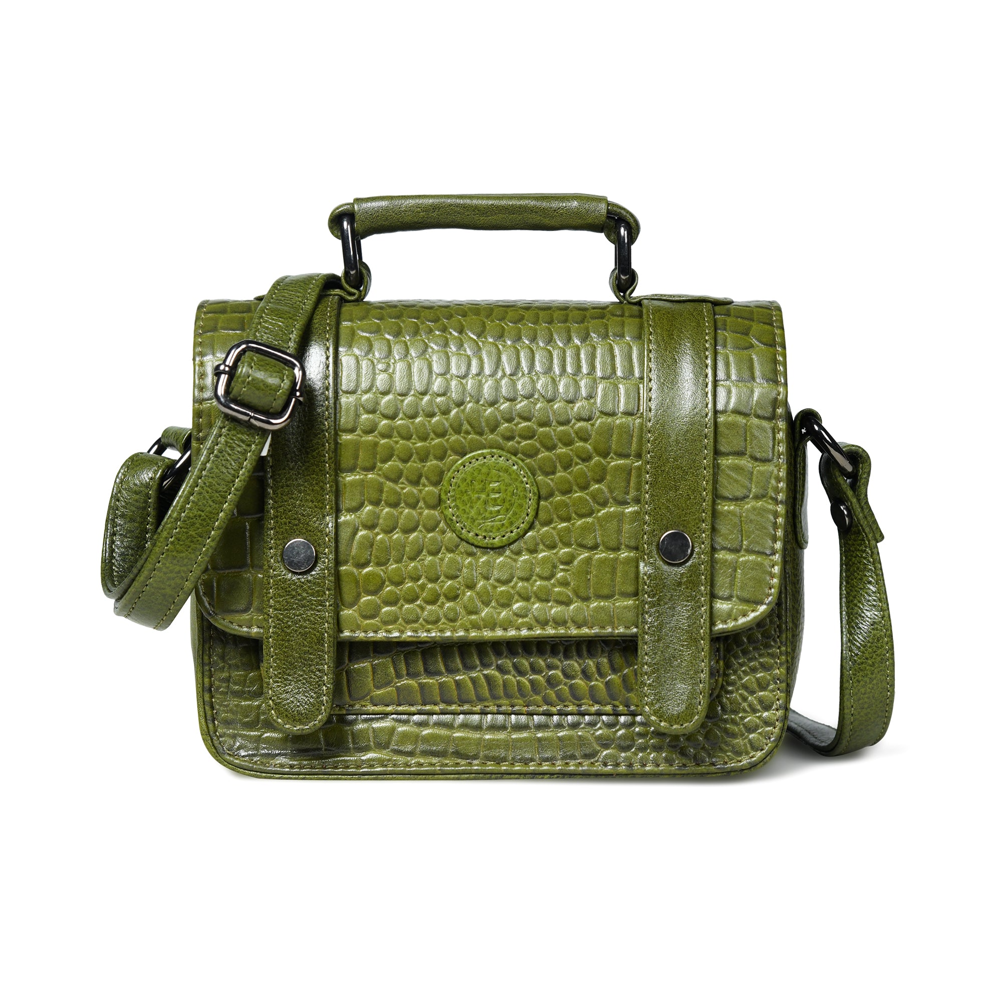 Urban Voyager Leather Belt Bag - Green Colour