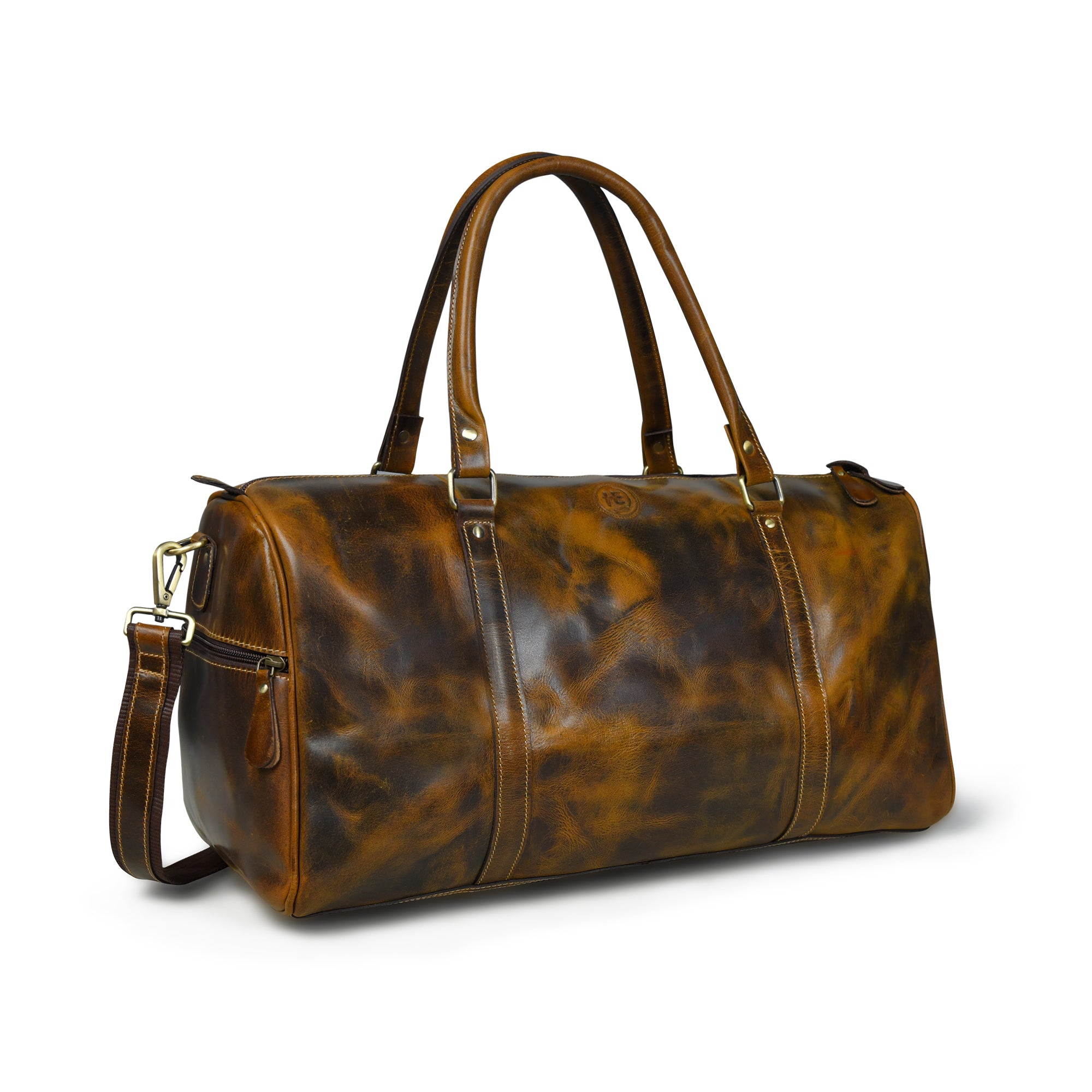 Voyager Vintage Leather Duffel Bag