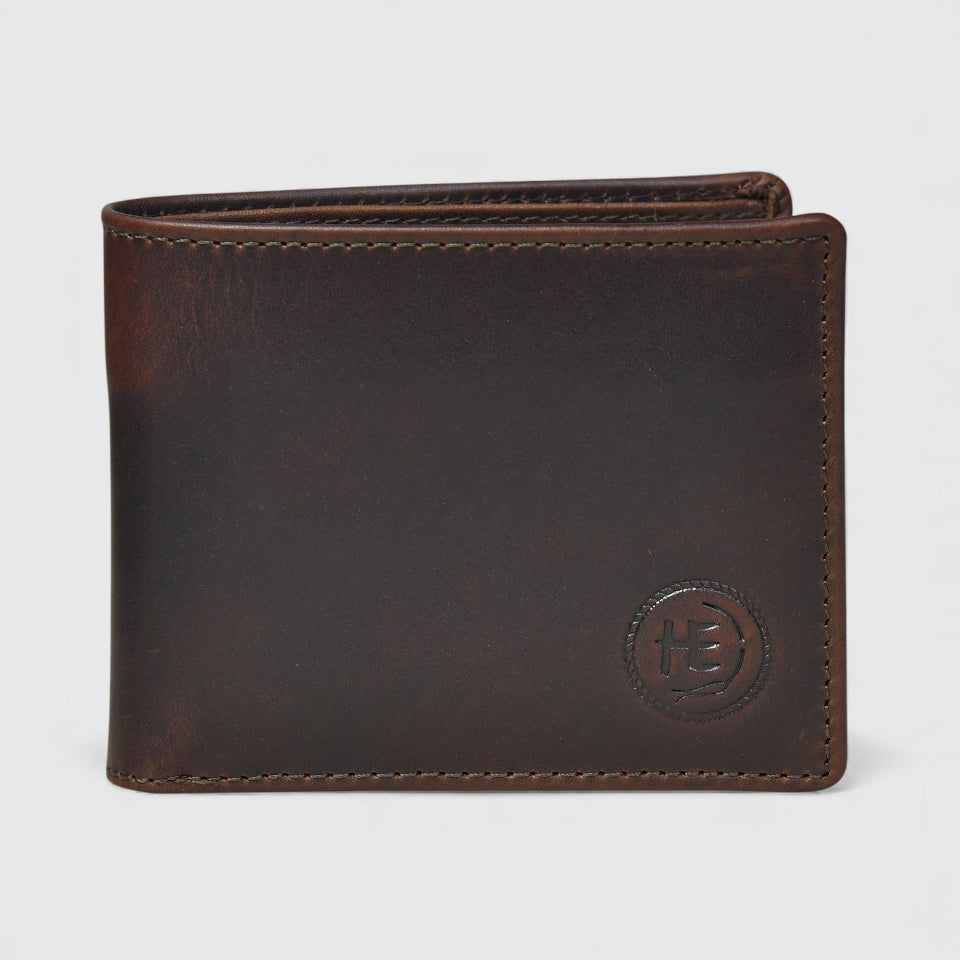 Vintage Leather RFID Wallet - Maroon Colour