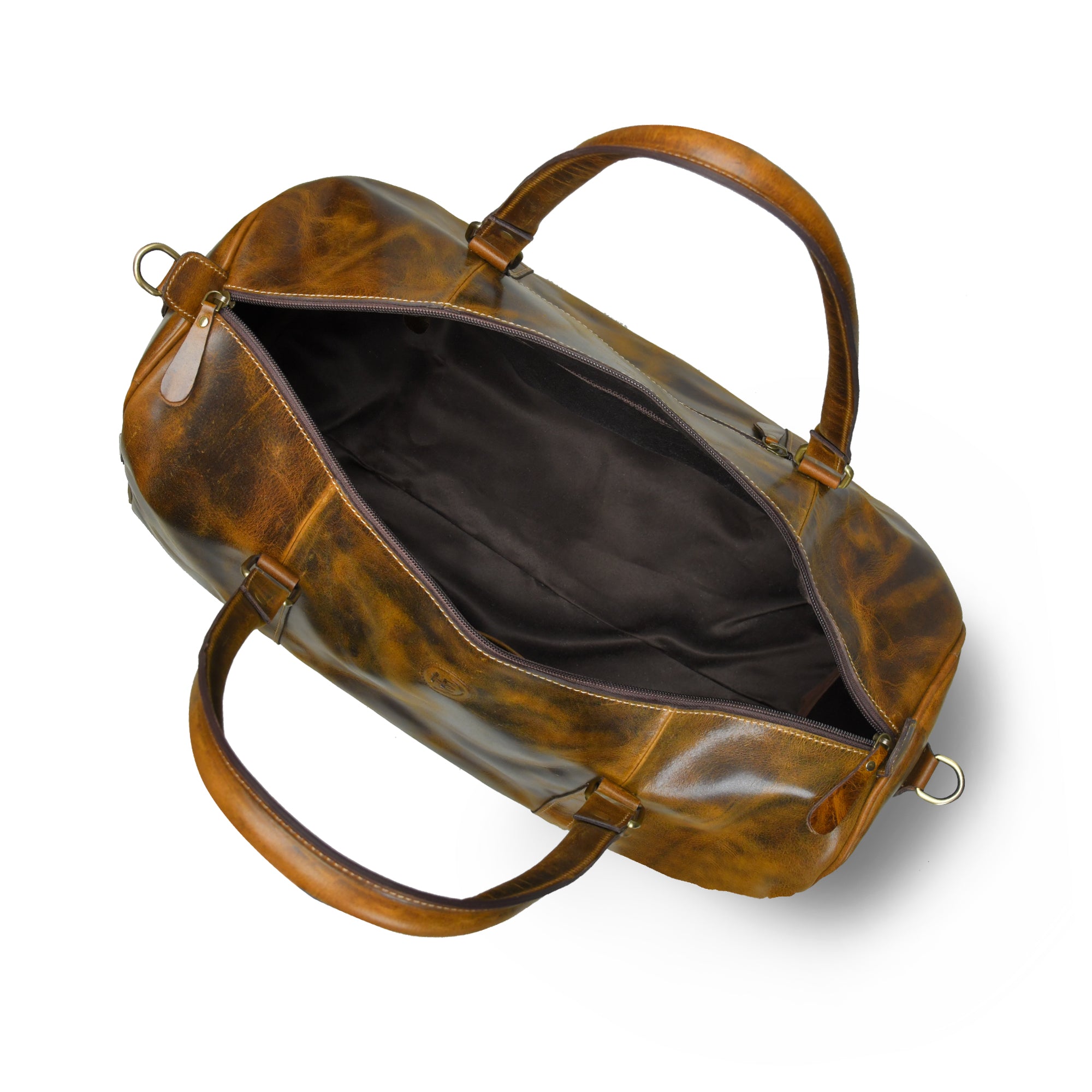 Voyager Vintage Leather Duffel Bag