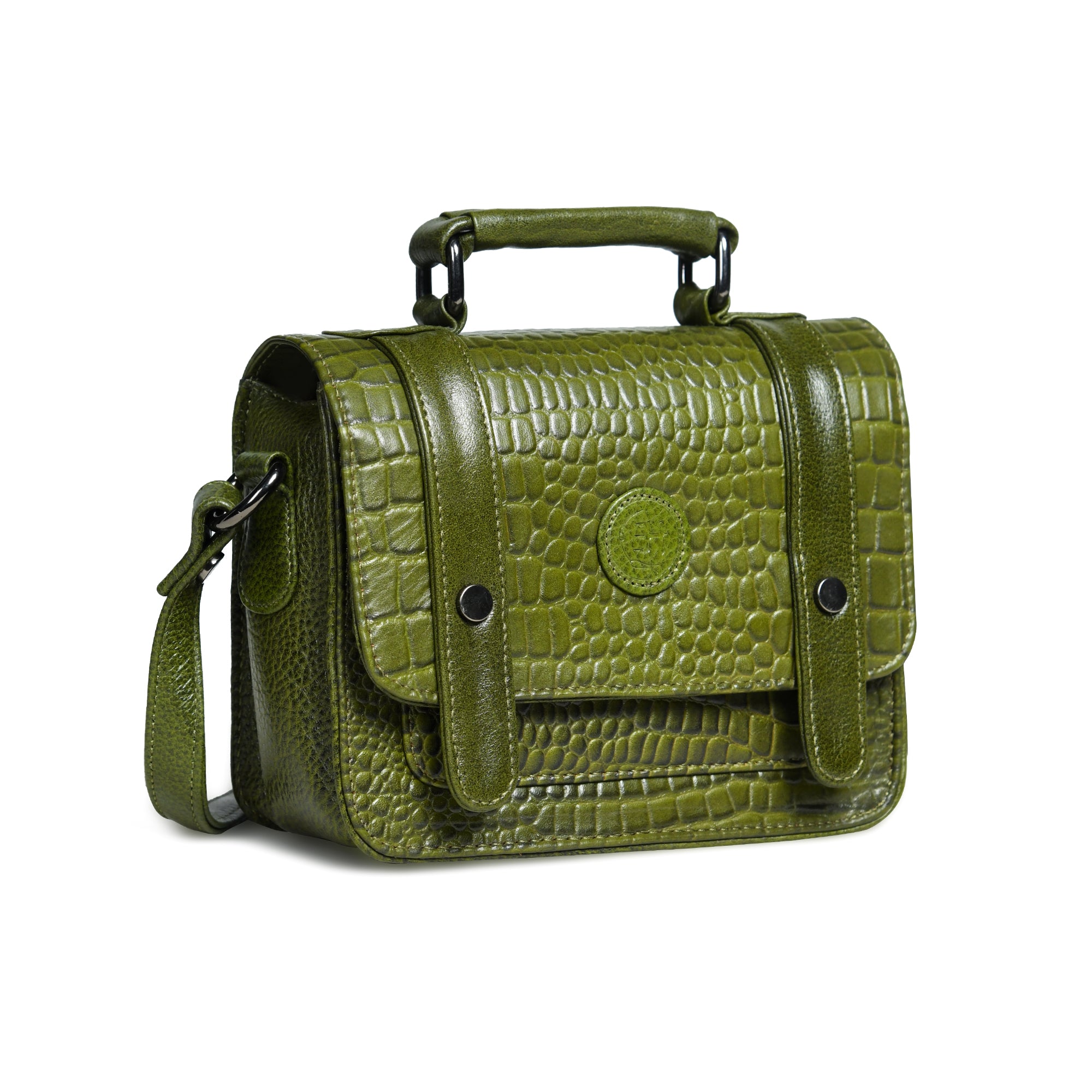 Urban Voyager Leather Belt Bag - Green Colour