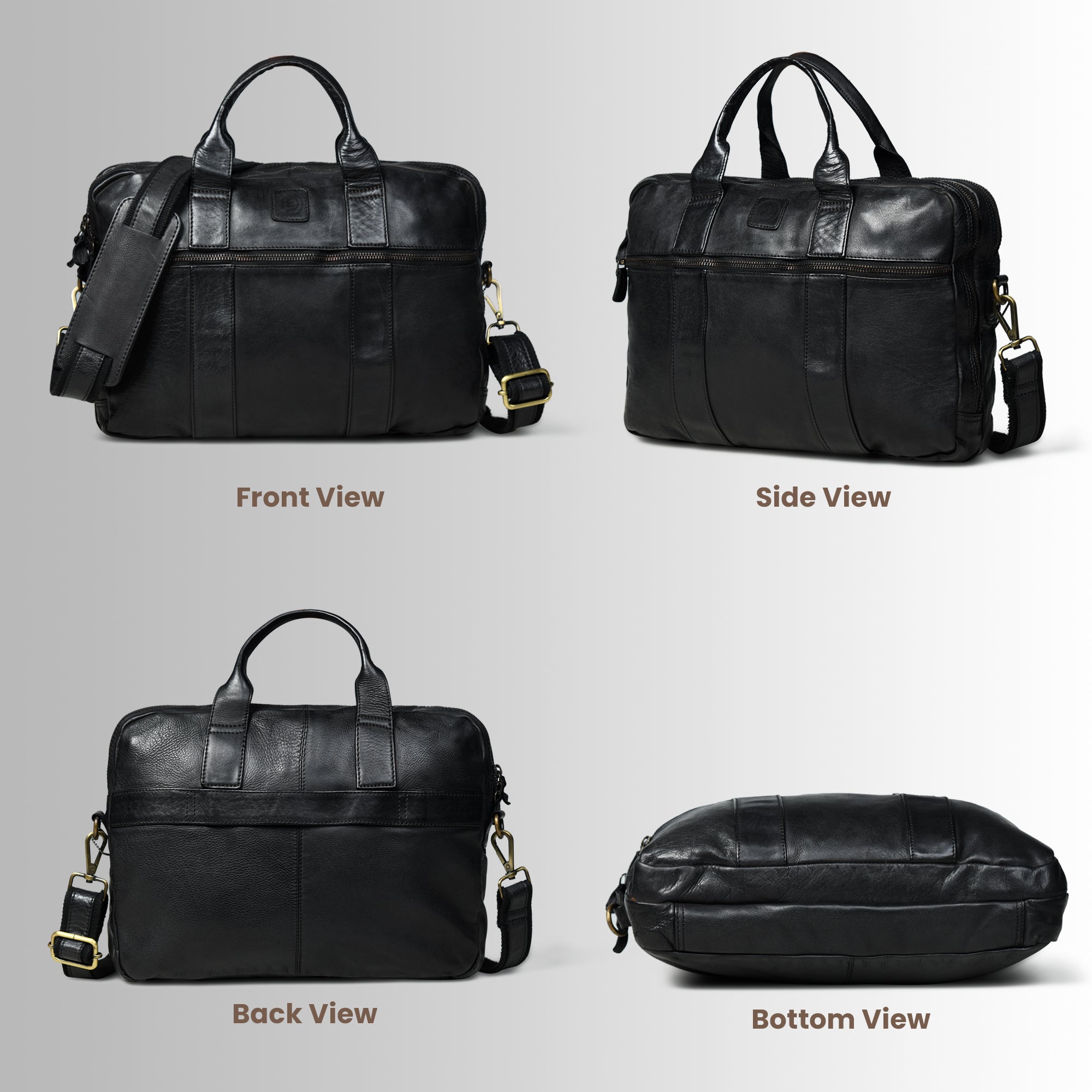Executive Heritage Leather Laptop Bag