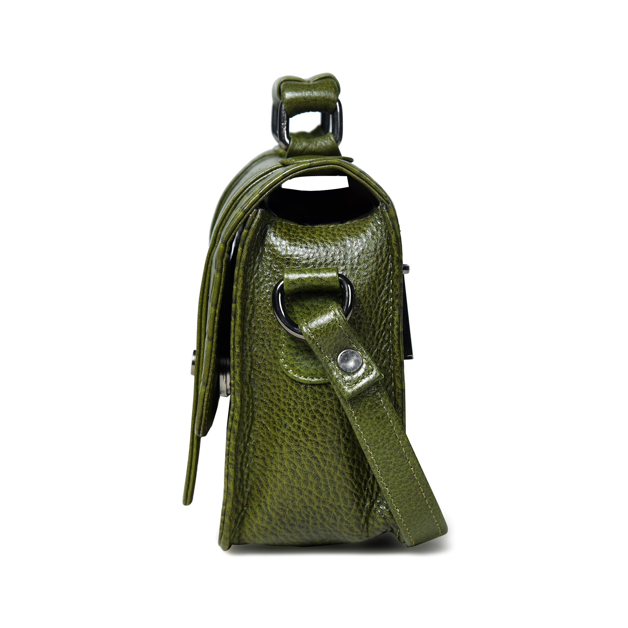 Urban Voyager Leather Belt Bag - Green Colour