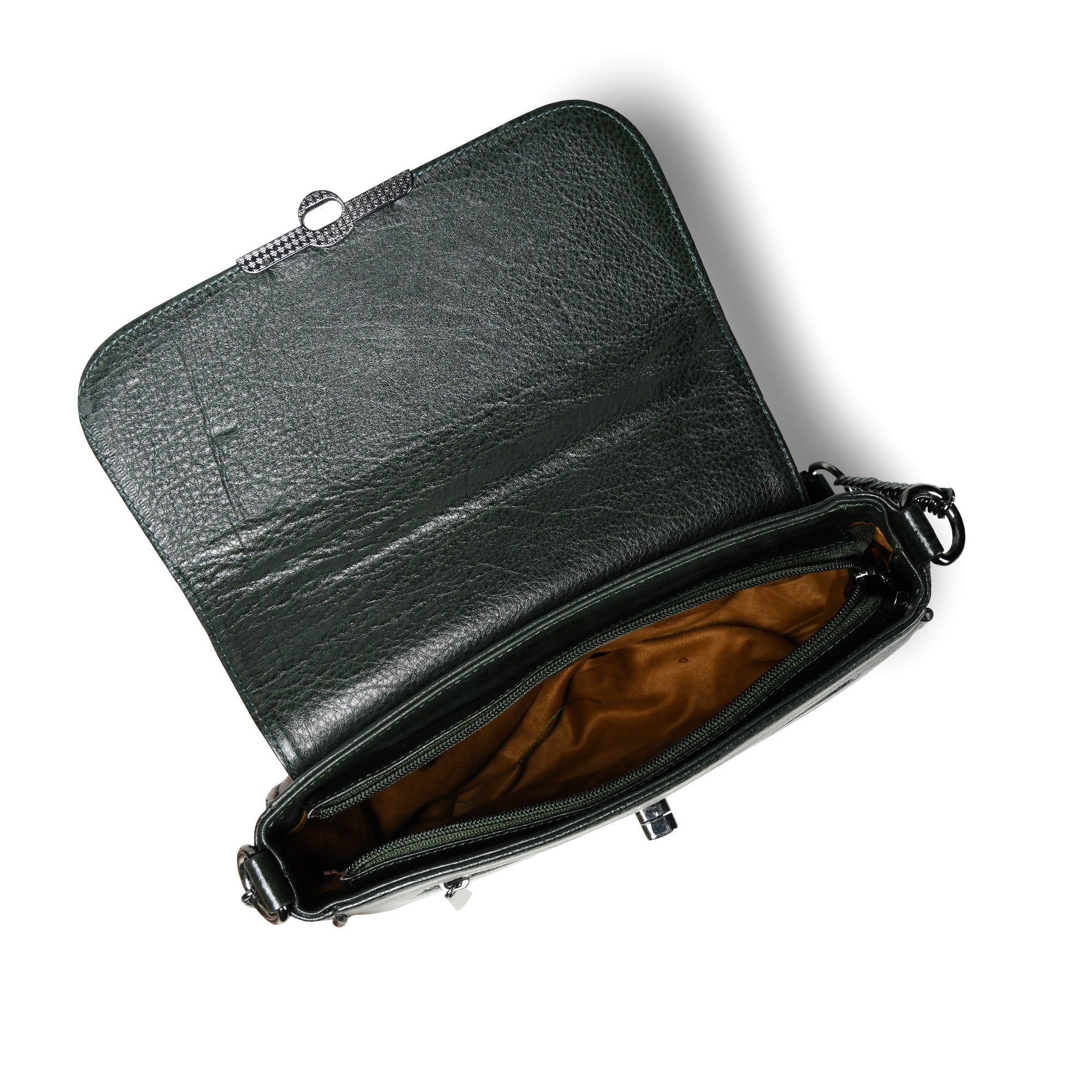 Regal Noir Croc Handbag