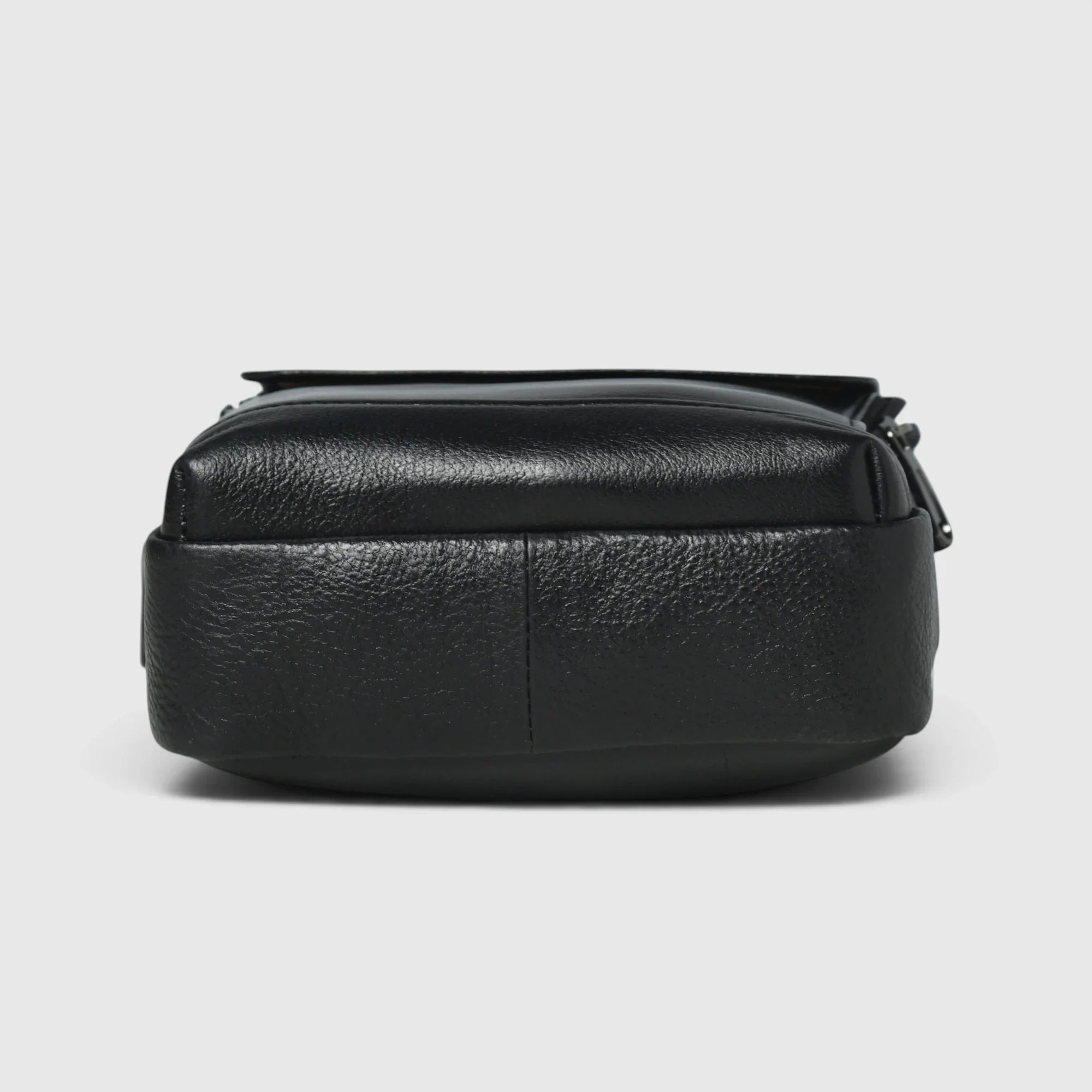 Mason Leather Crossbody Bag - Black Color