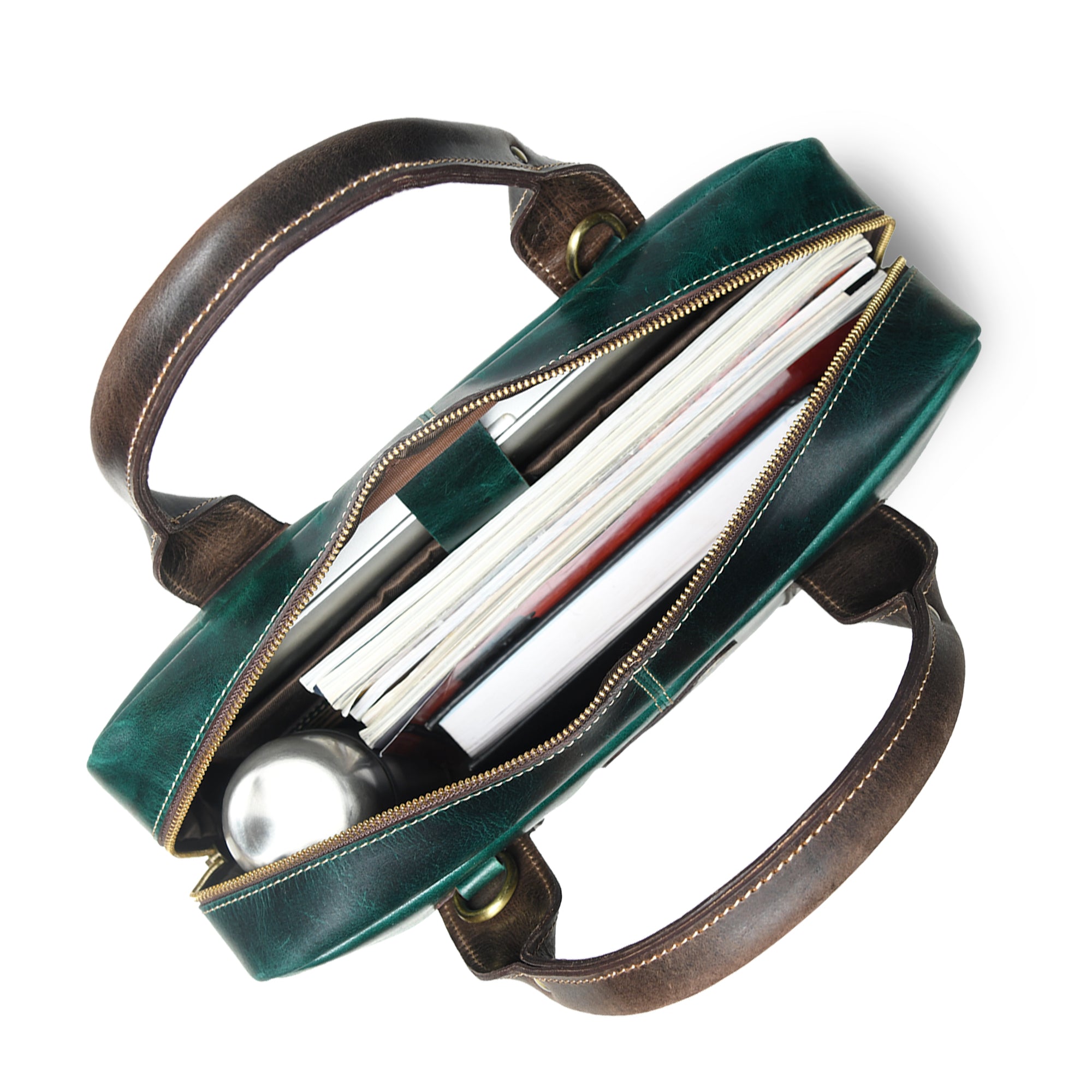 Heritage Buffalo Leather Laptop Bag