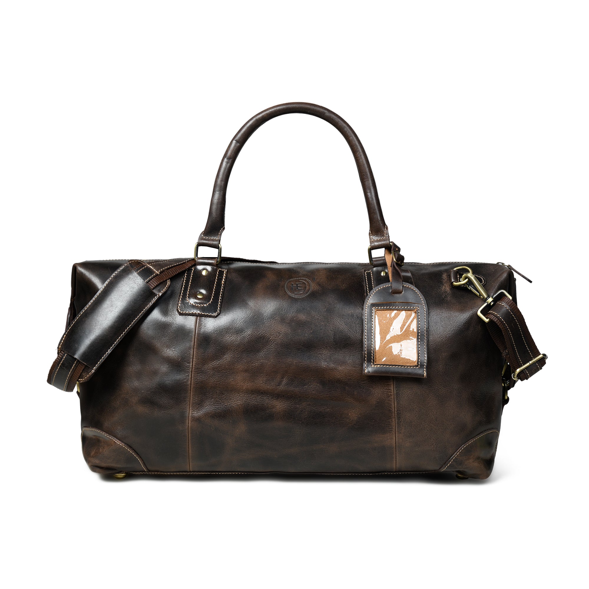 The Regent Voyager – Vintage Leather Travel Duffle - Tan Colour