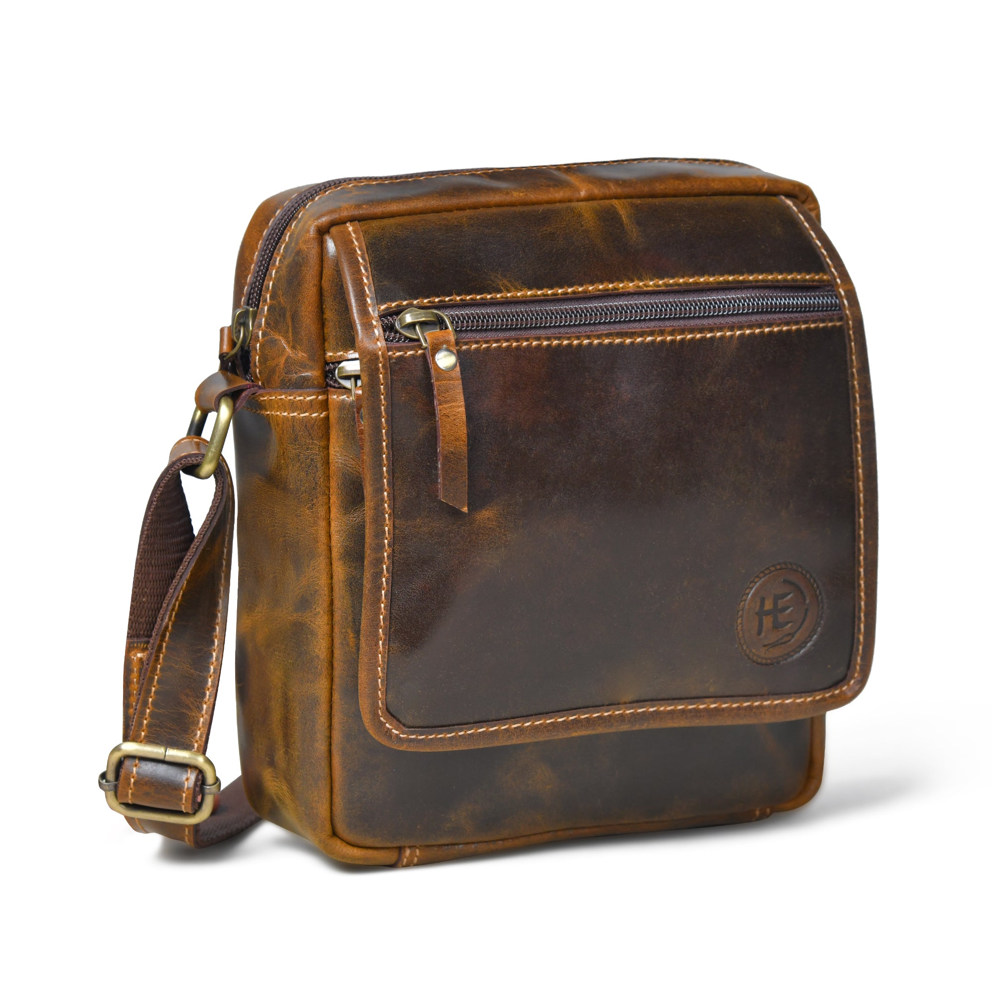 Explorer Vintage Leather Sling Bag