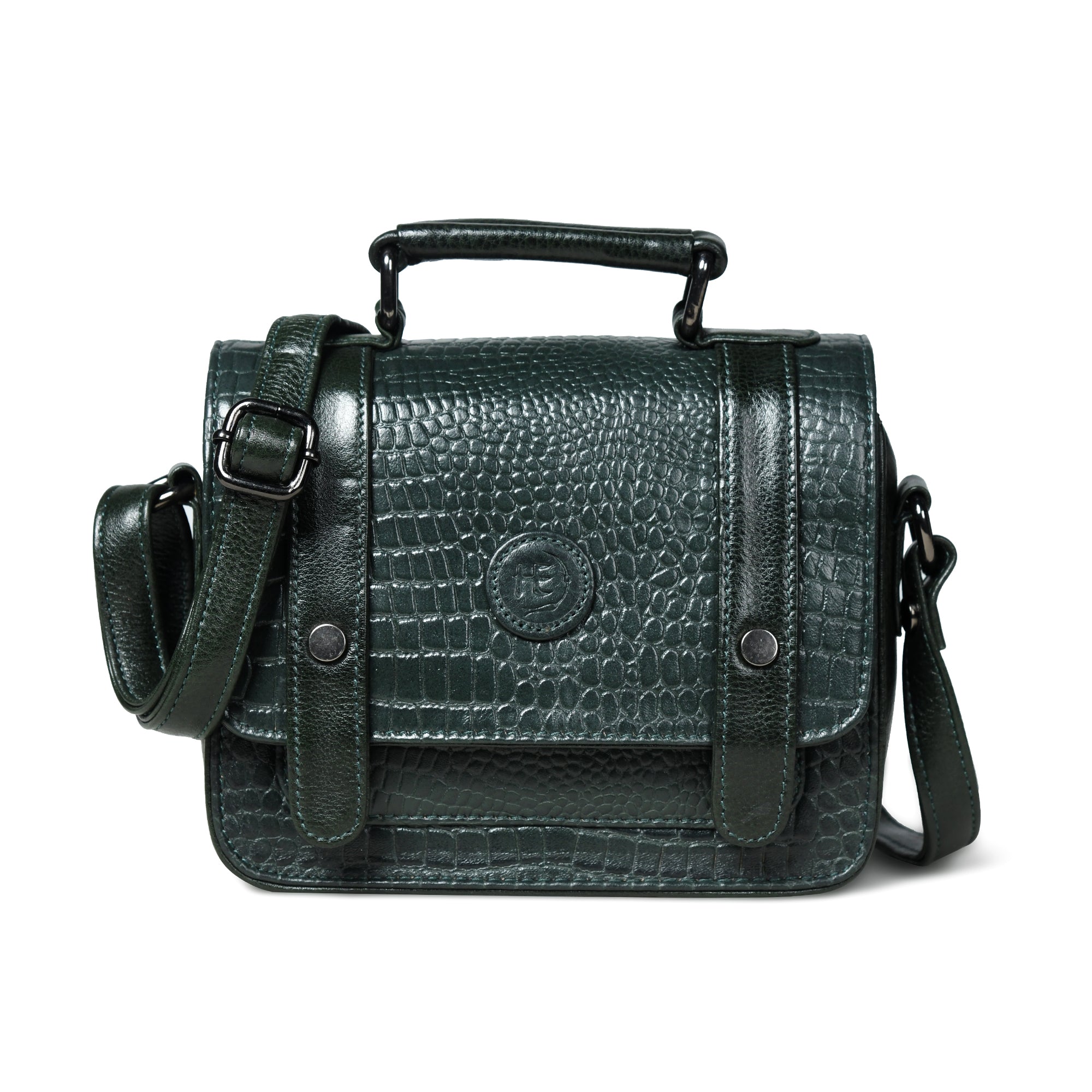 Urban Voyager Leather Belt Bag -Black Colour