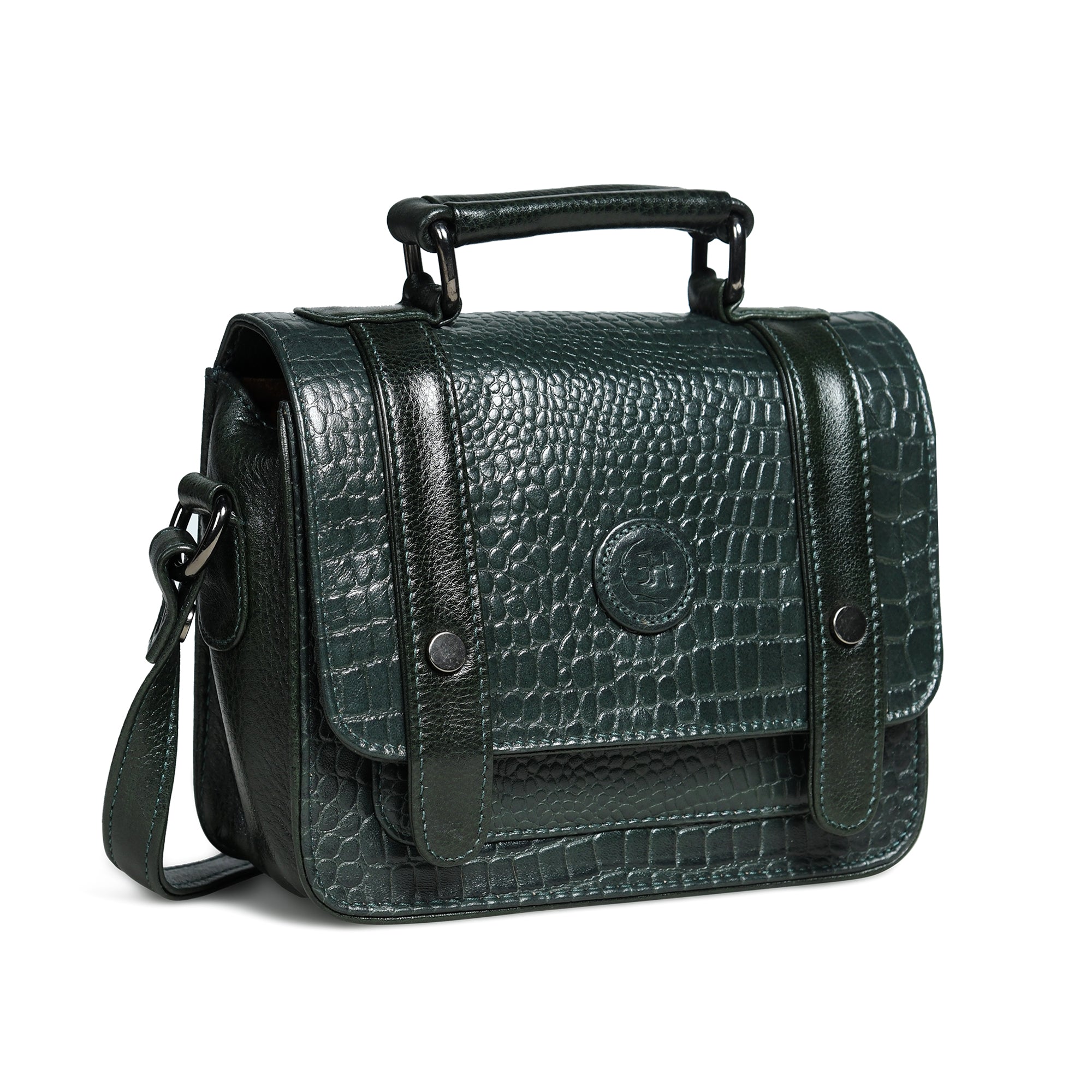 Urban Voyager Leather Belt Bag -Black Colour