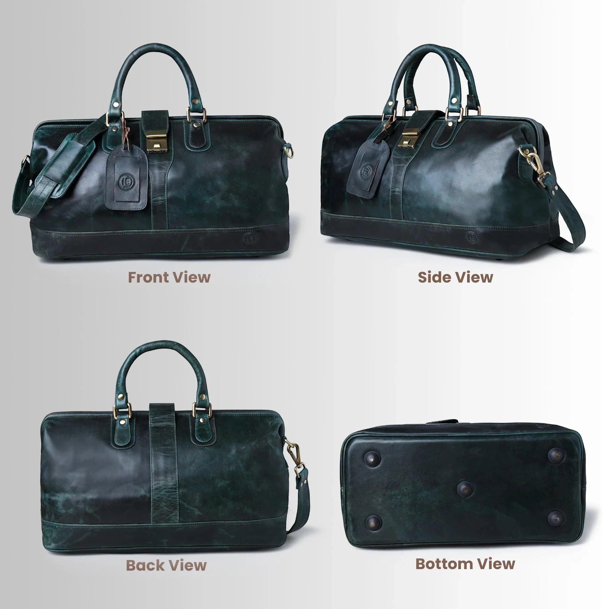 Maverick Weekender Duffle Bag - Rich Green