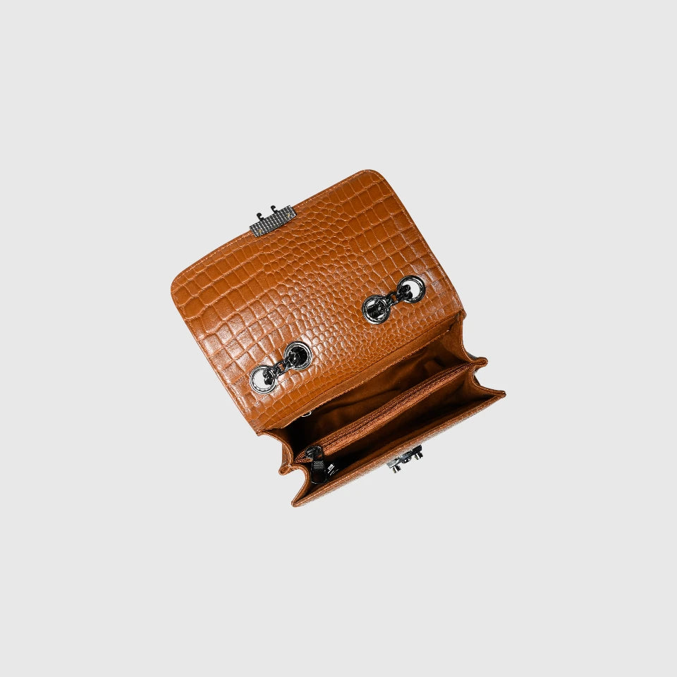 Obsidian Executive Leather Briefcase - Tan Colour