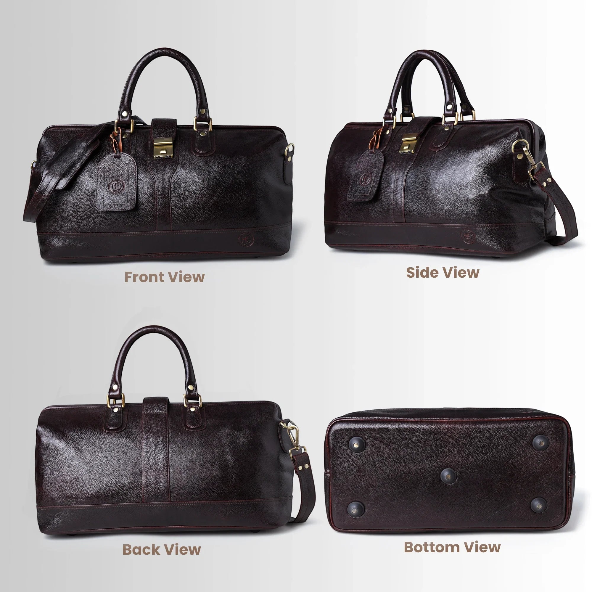 Maverick Weekender Duffle Bag - Espresso Brown
