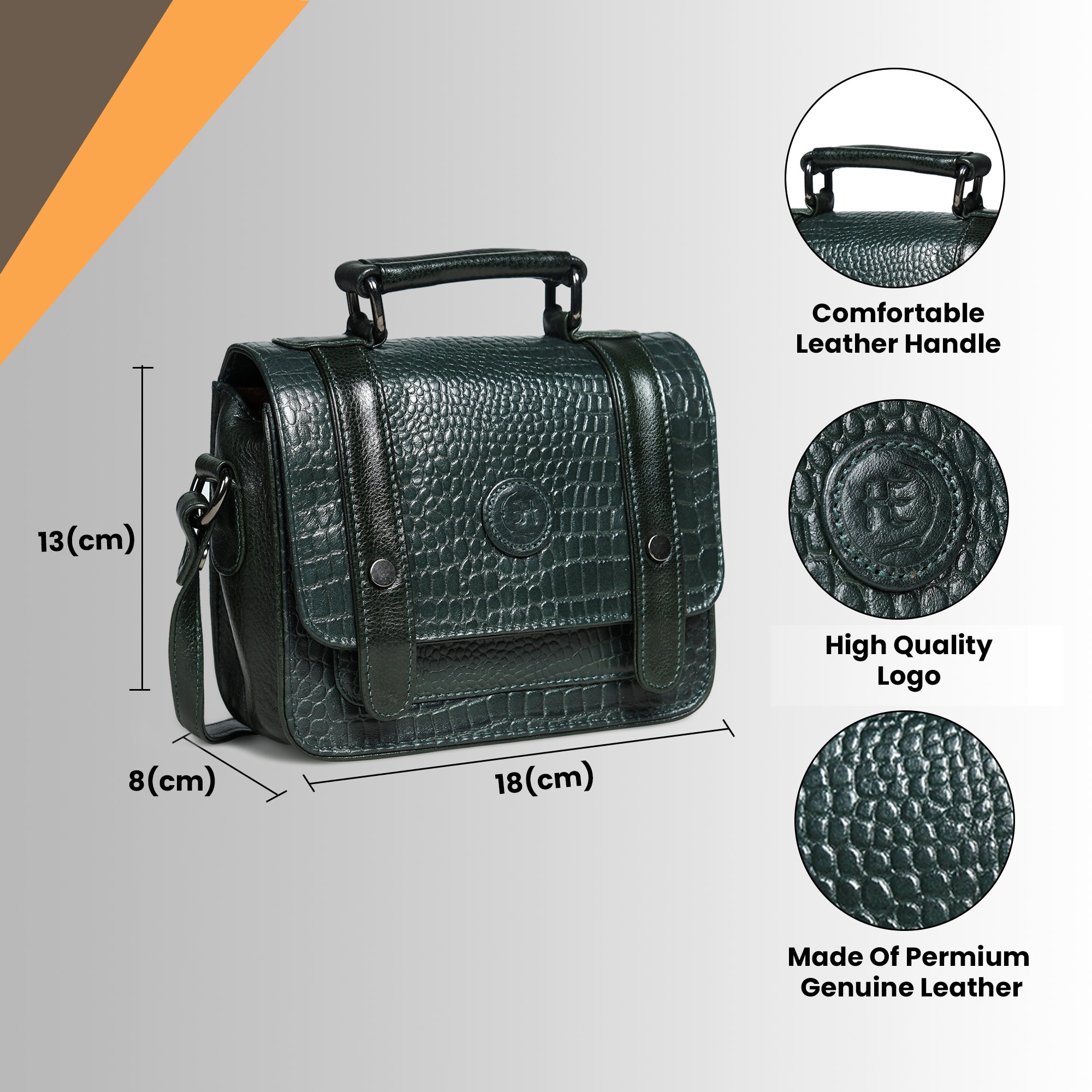 Urban Voyager Leather Belt Bag