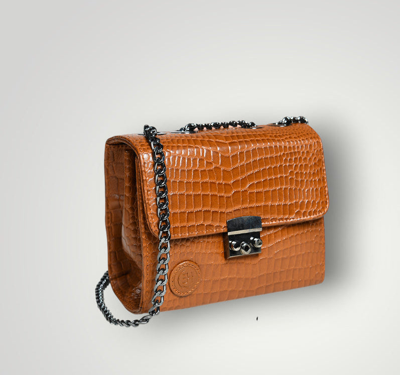 Obsidian Executive Leather Briefcase - Tan Colour