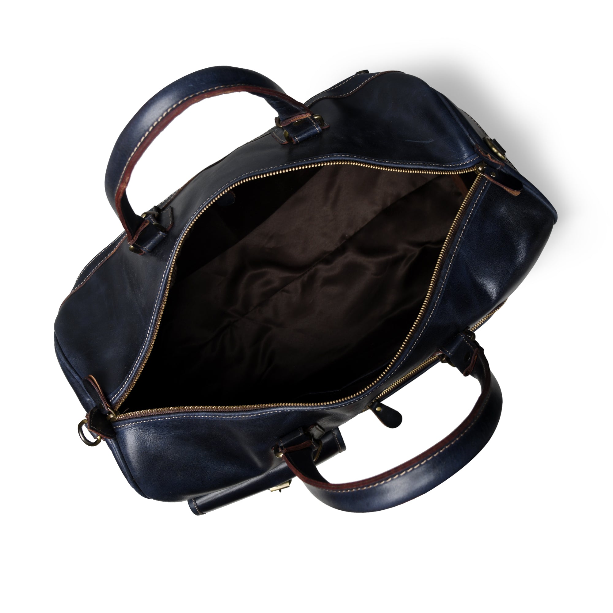 The Odyssey Leather Travel Duffel - Black Colour