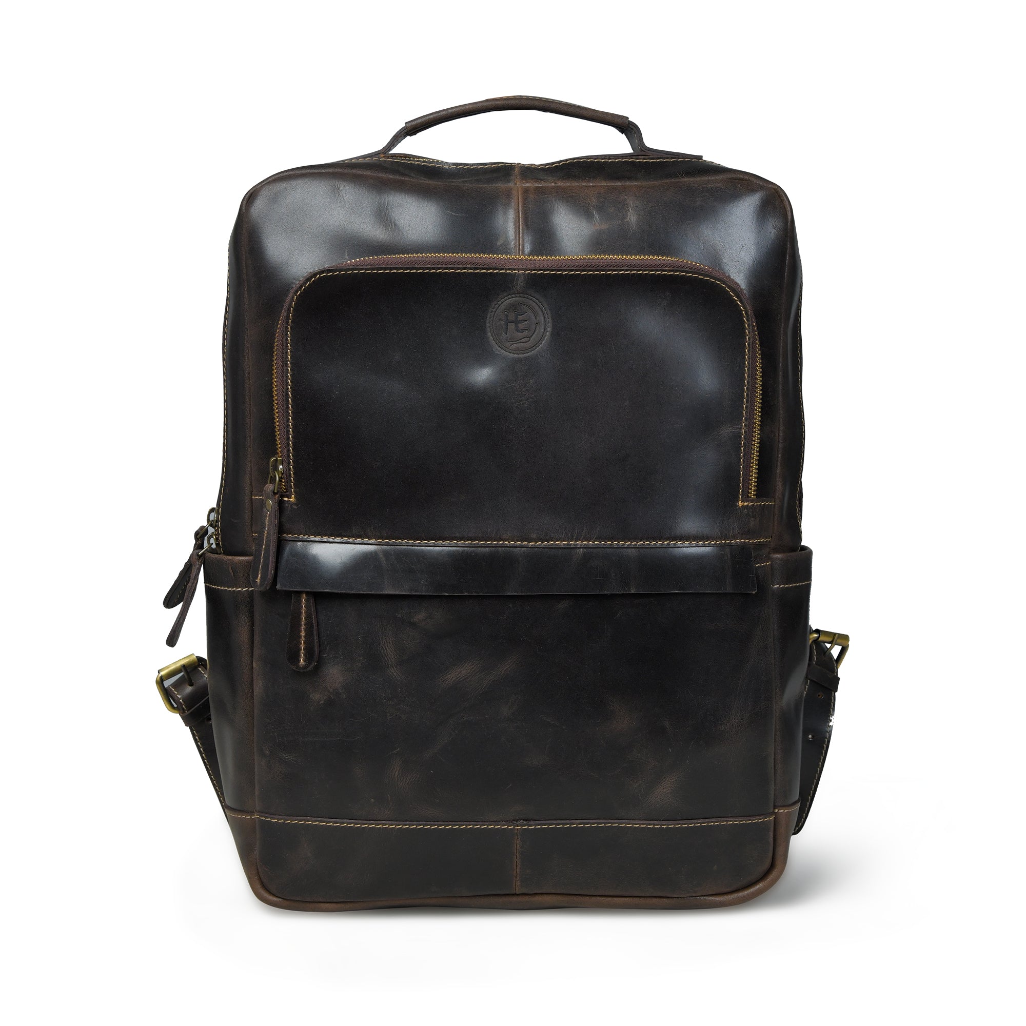 Alpine Vintage Leather Laptop Backpack