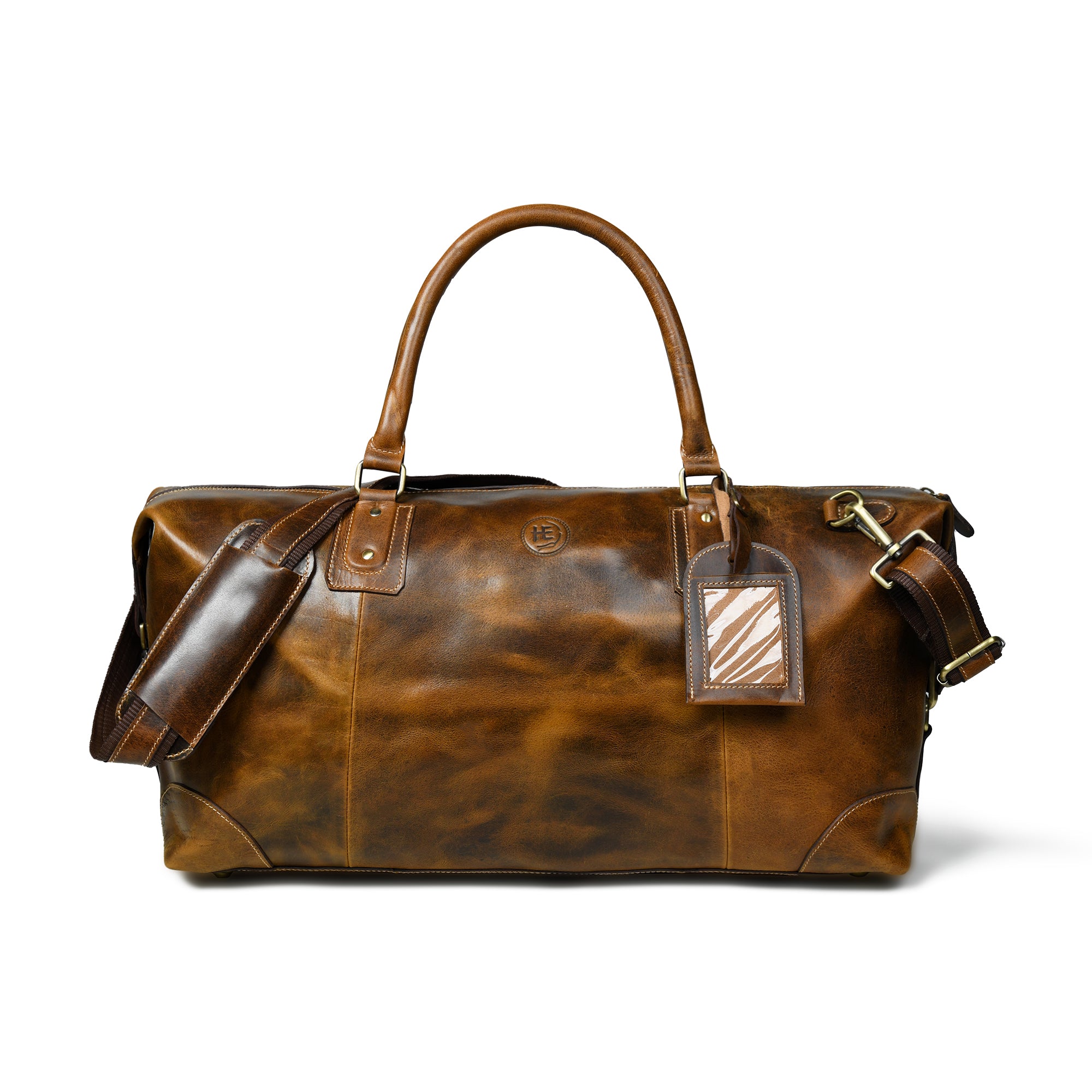The Regent Voyager – Vintage Leather Travel Duffle Bag