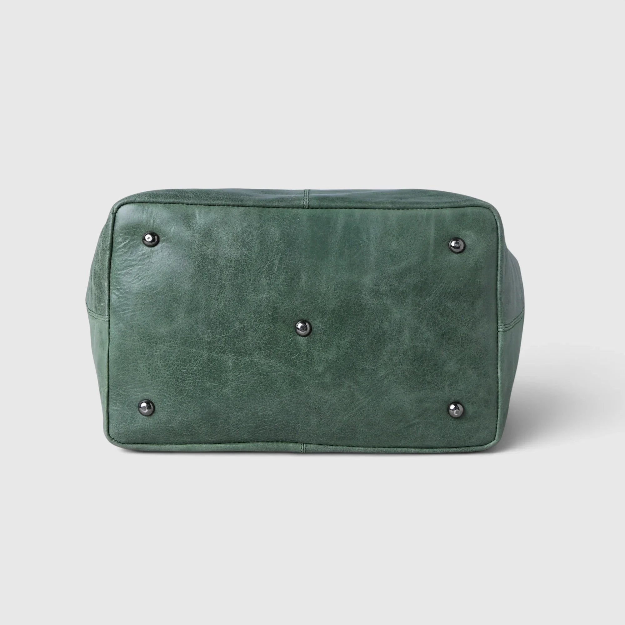 Aurelia Leather Carryall – Deep Moss