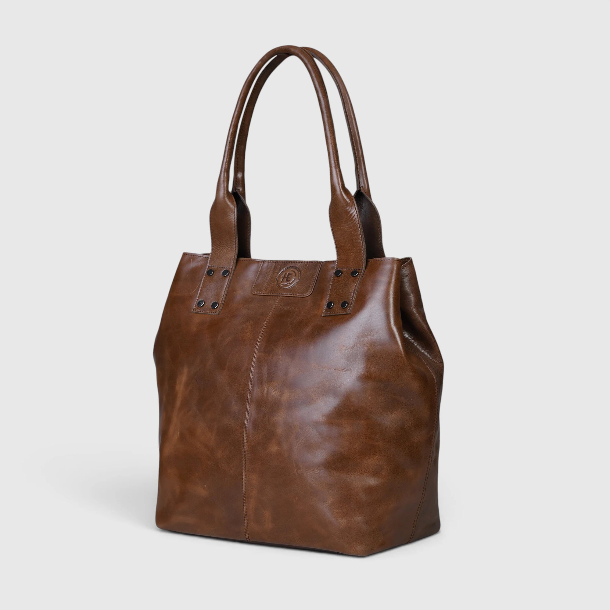 Aurelia Leather Carryall – Heritage Tan